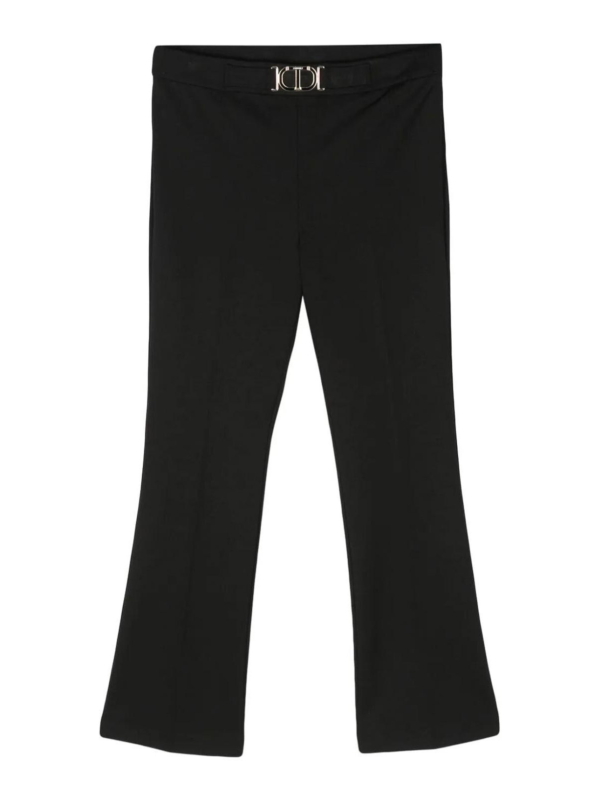 Twinset Flared Pants In Black