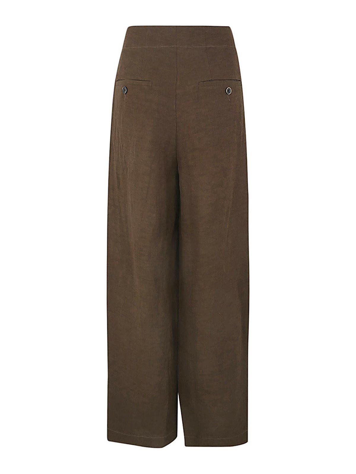 Shop Uma Wang Pitti Pants In Brown