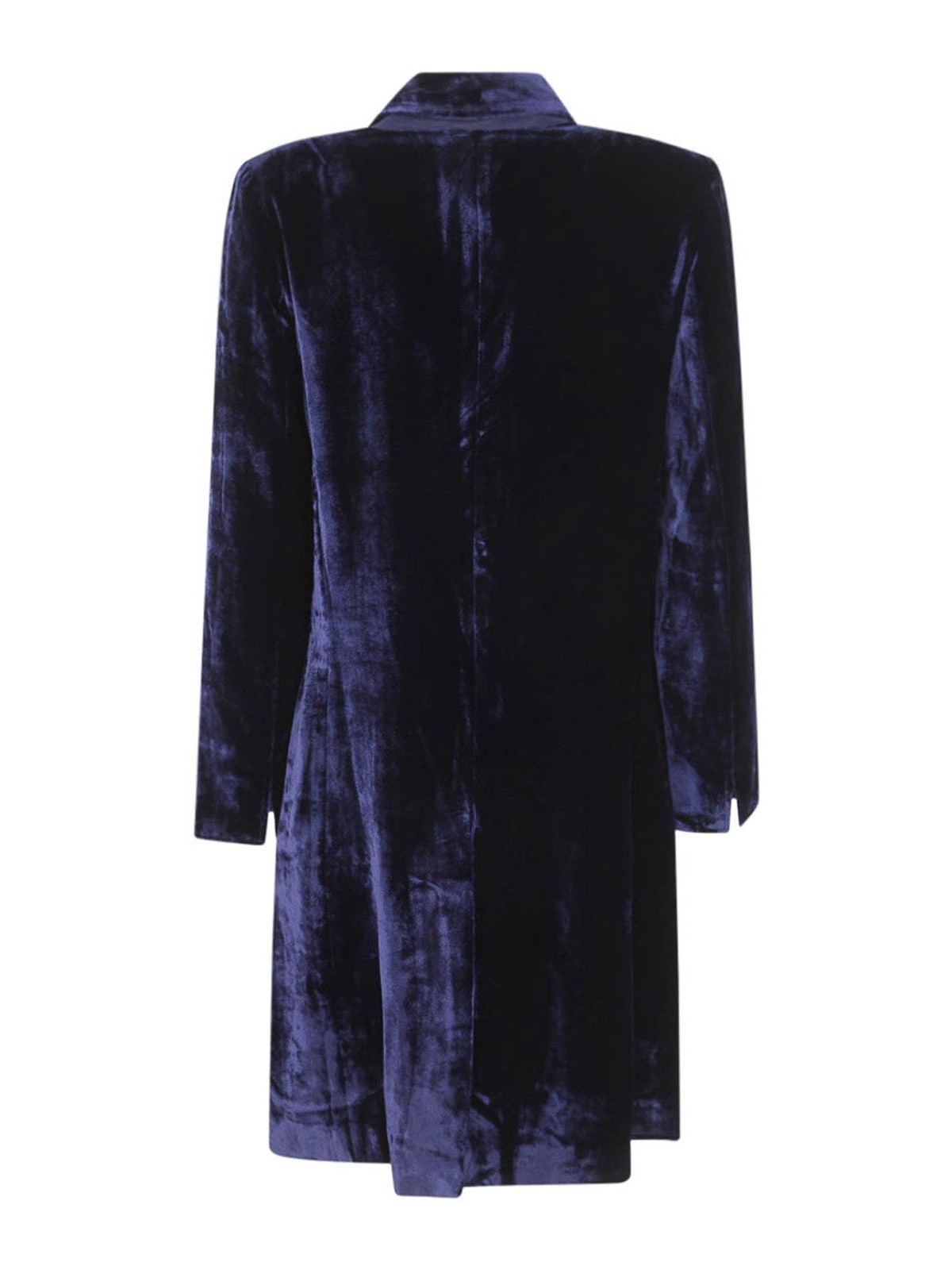Shop Bianco Levrin Colette Coat In Blue