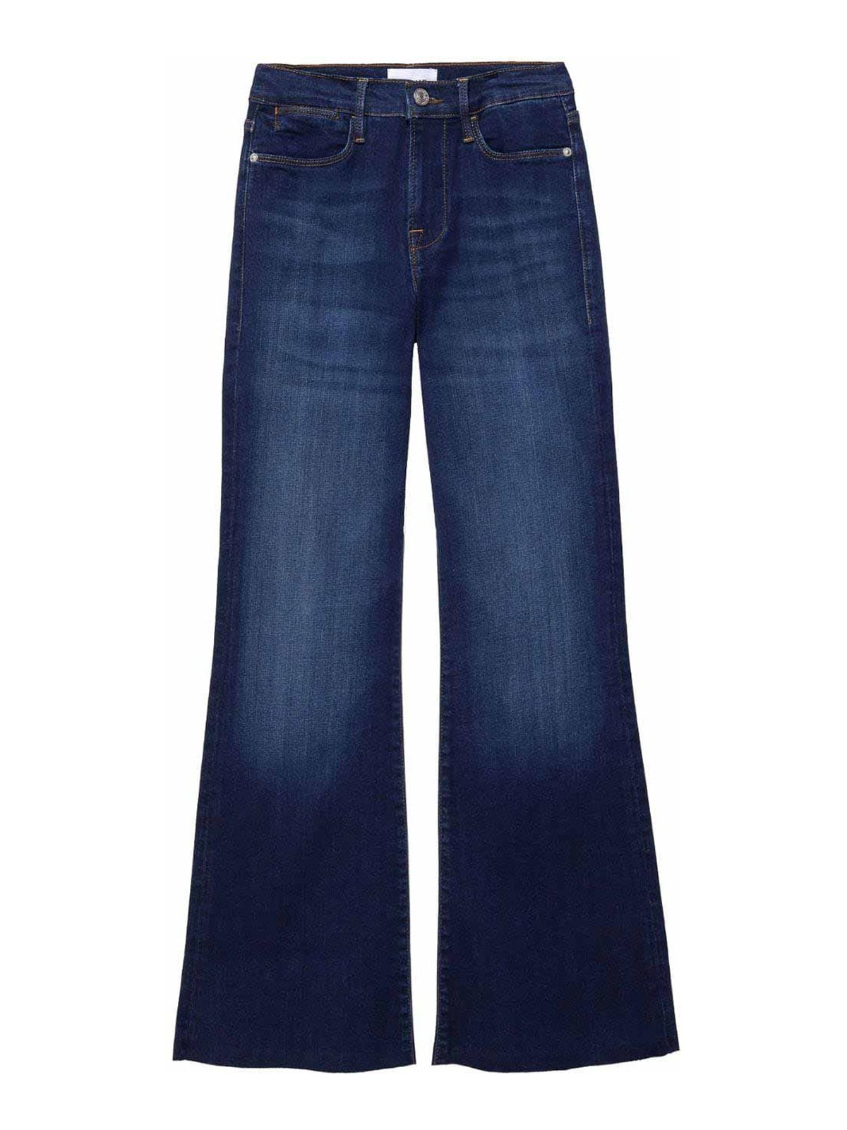 Frame Flared Jeans In Blue