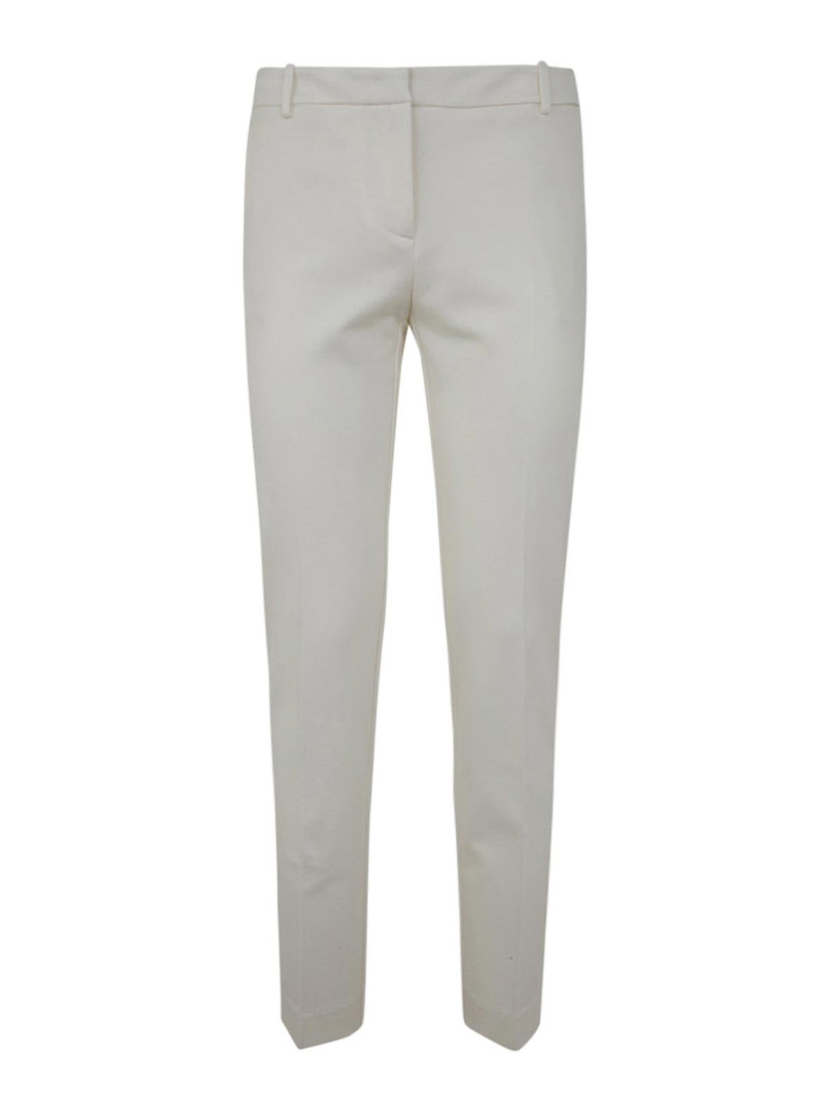Shop Kiltie Costes Slim Trousers In White