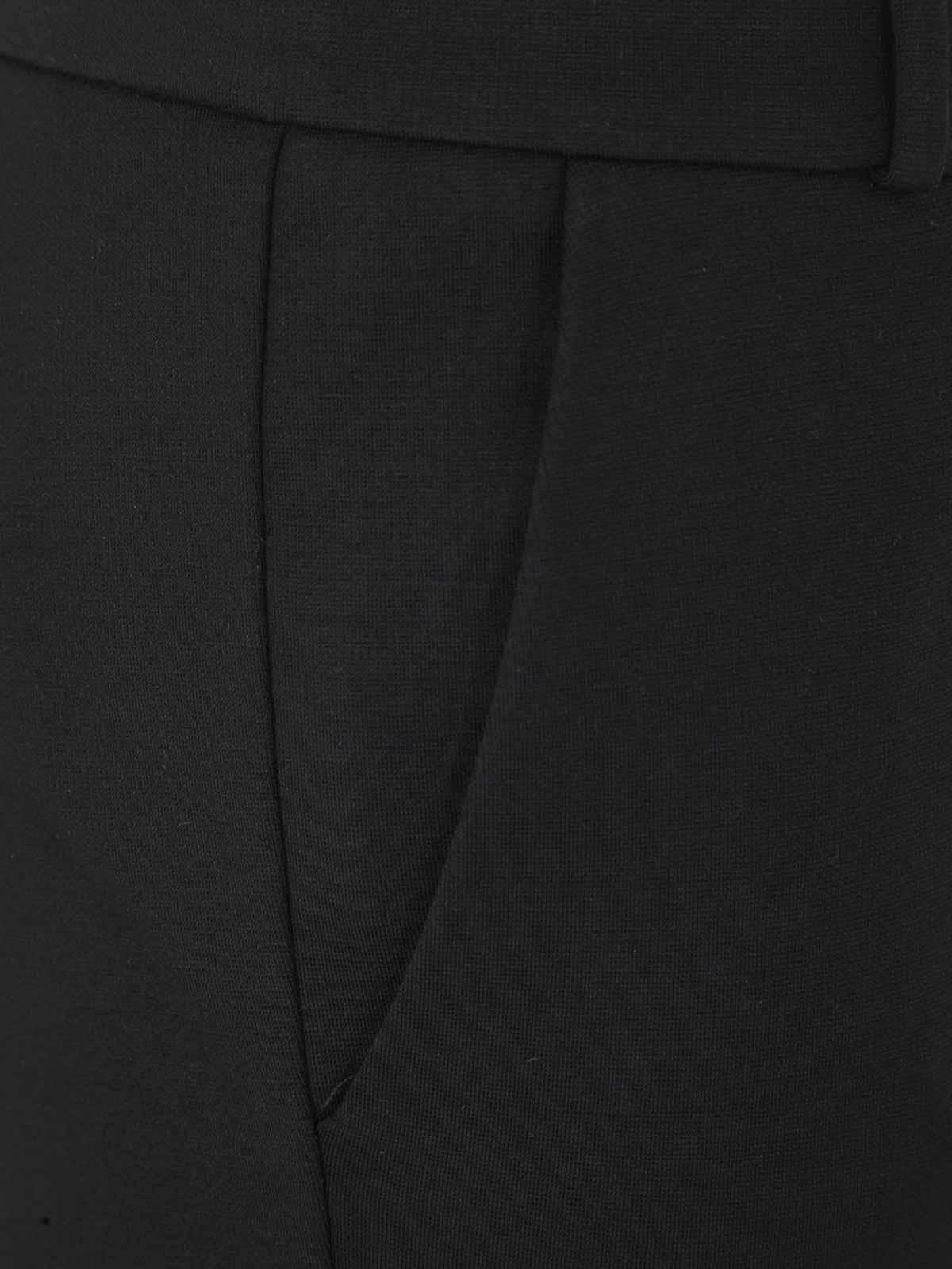 Shop Kiltie Floretta Flared Trousers In Black