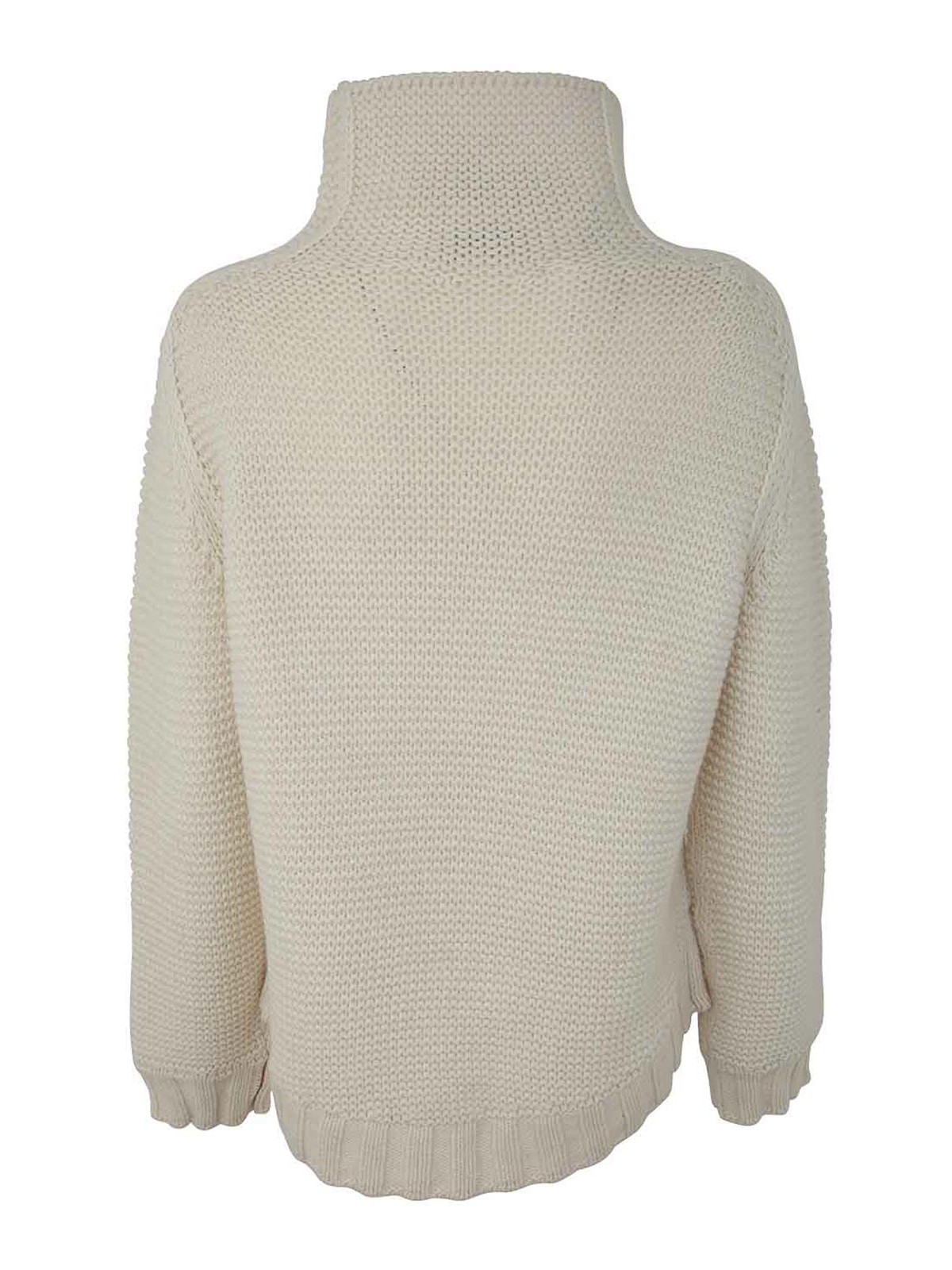 Shop Liviana Conti Turtle Neck Sweater In White