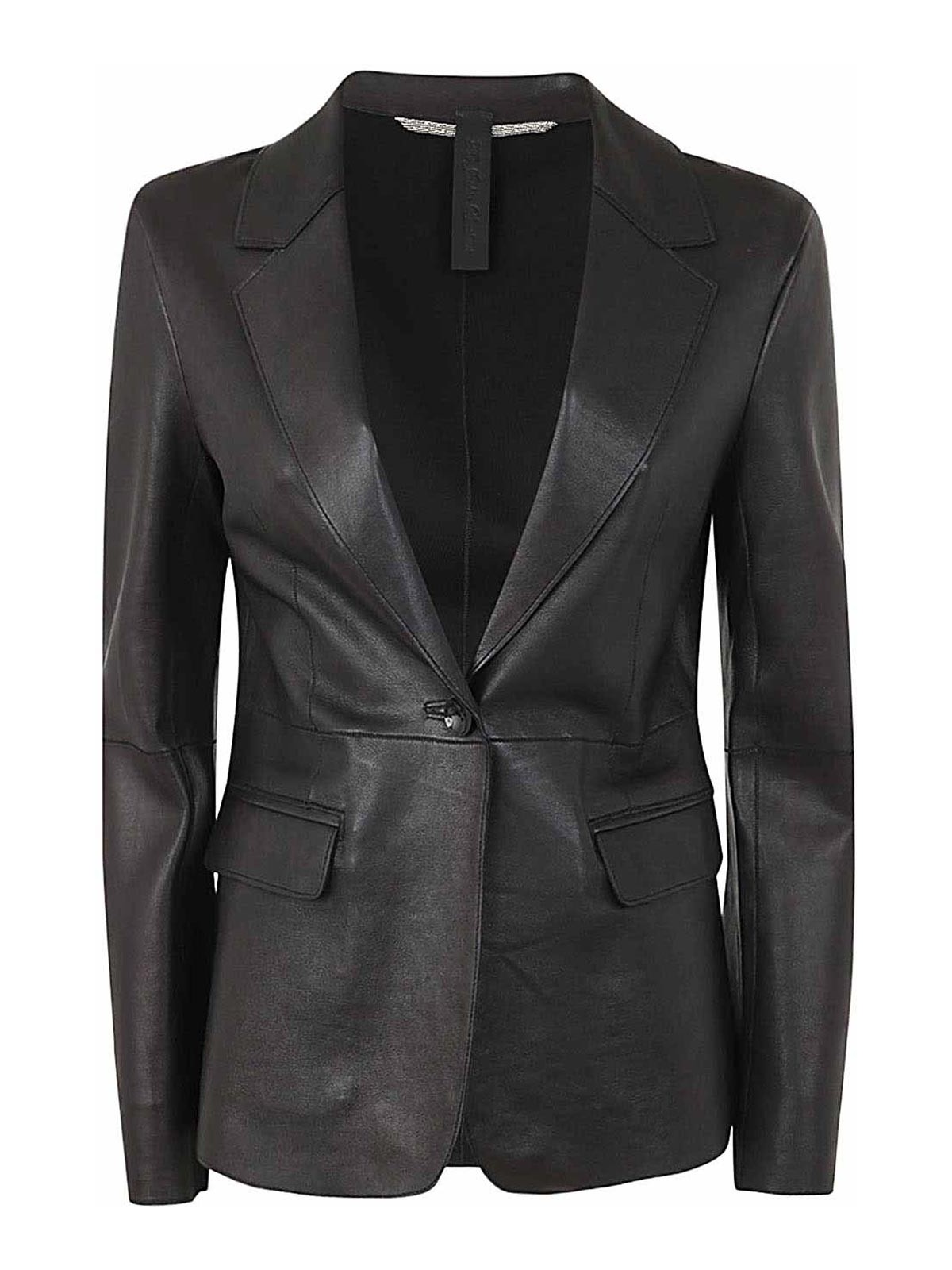 The Jack Leathers Lucy Blazer In Black