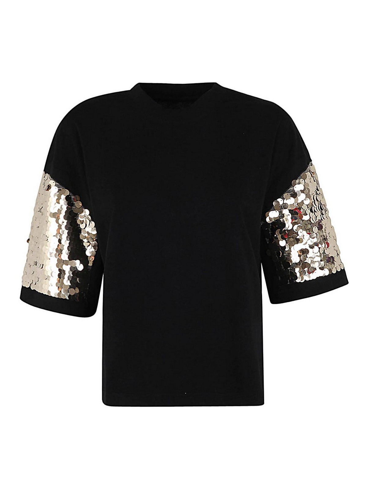 Shop Antonio Marras T Shirt With Paillettes In Black