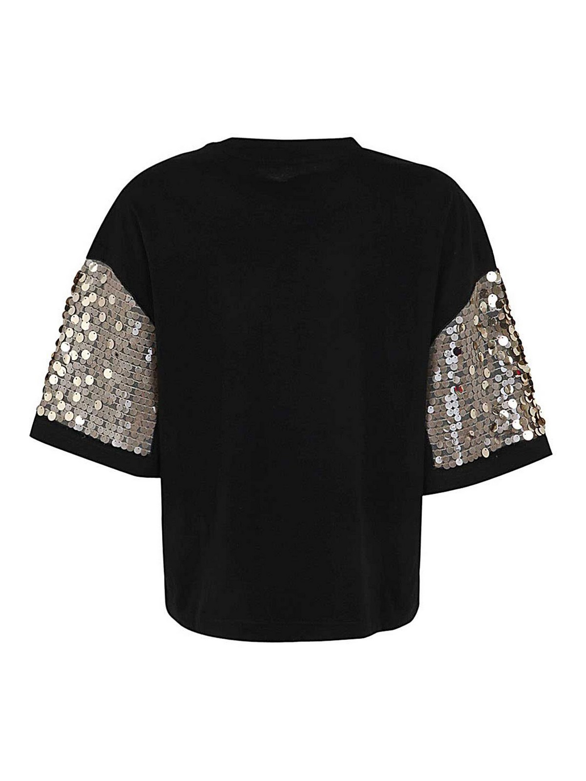 Shop Antonio Marras T Shirt With Paillettes In Black