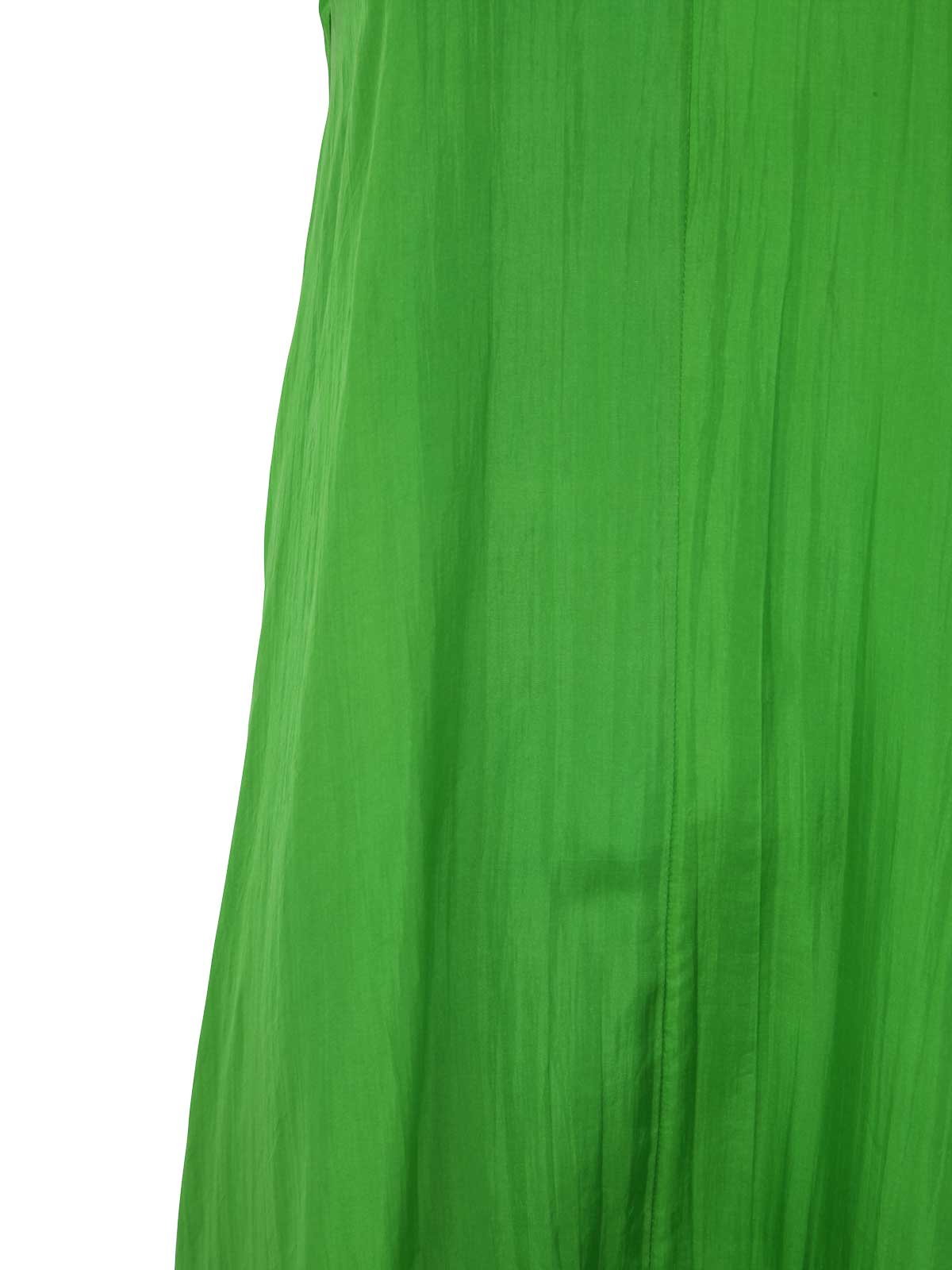 Shop Bianco Levrin Moon Dress In Green