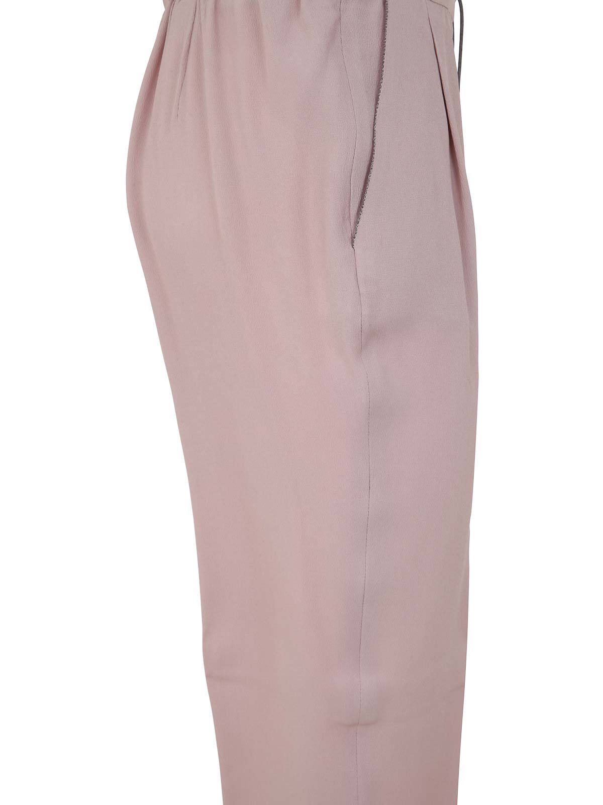 Shop Fabiana Filippi Regular Trousers In Pink