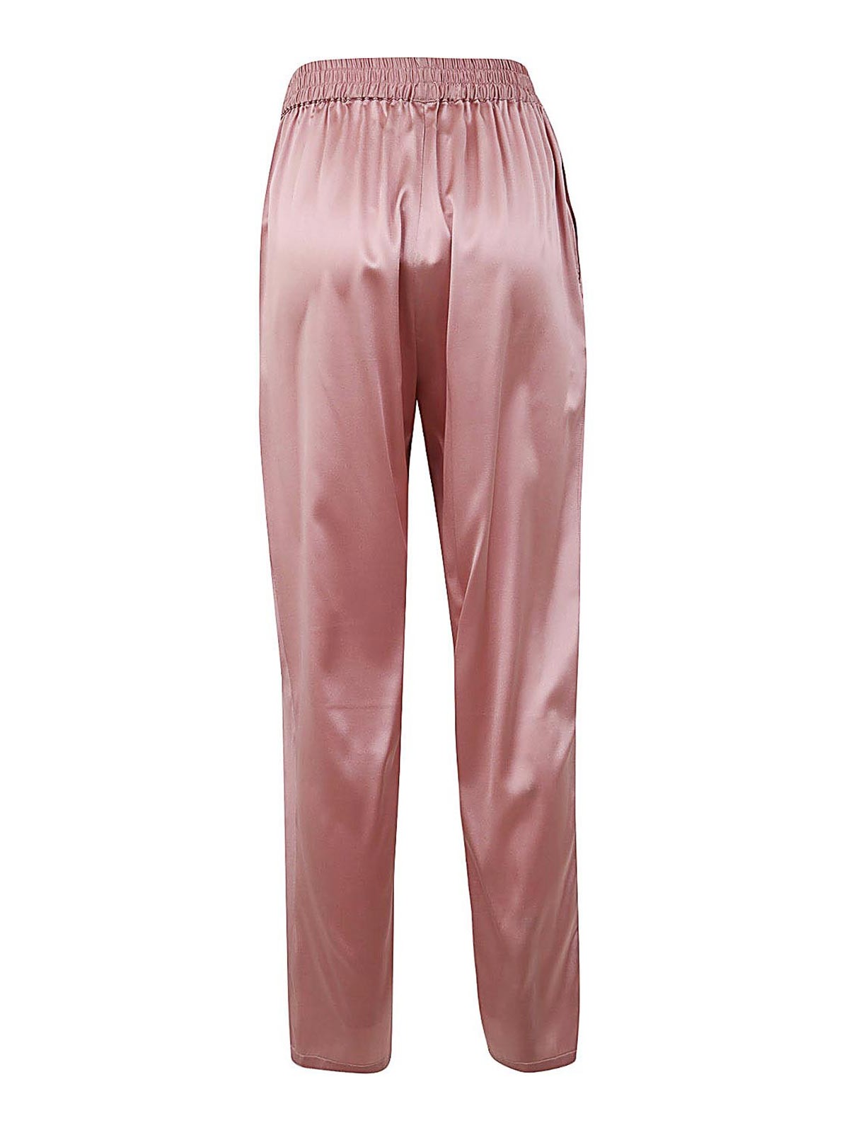 Shop Gianluca Capannolo Mila Elastic Waist Pant In Pink