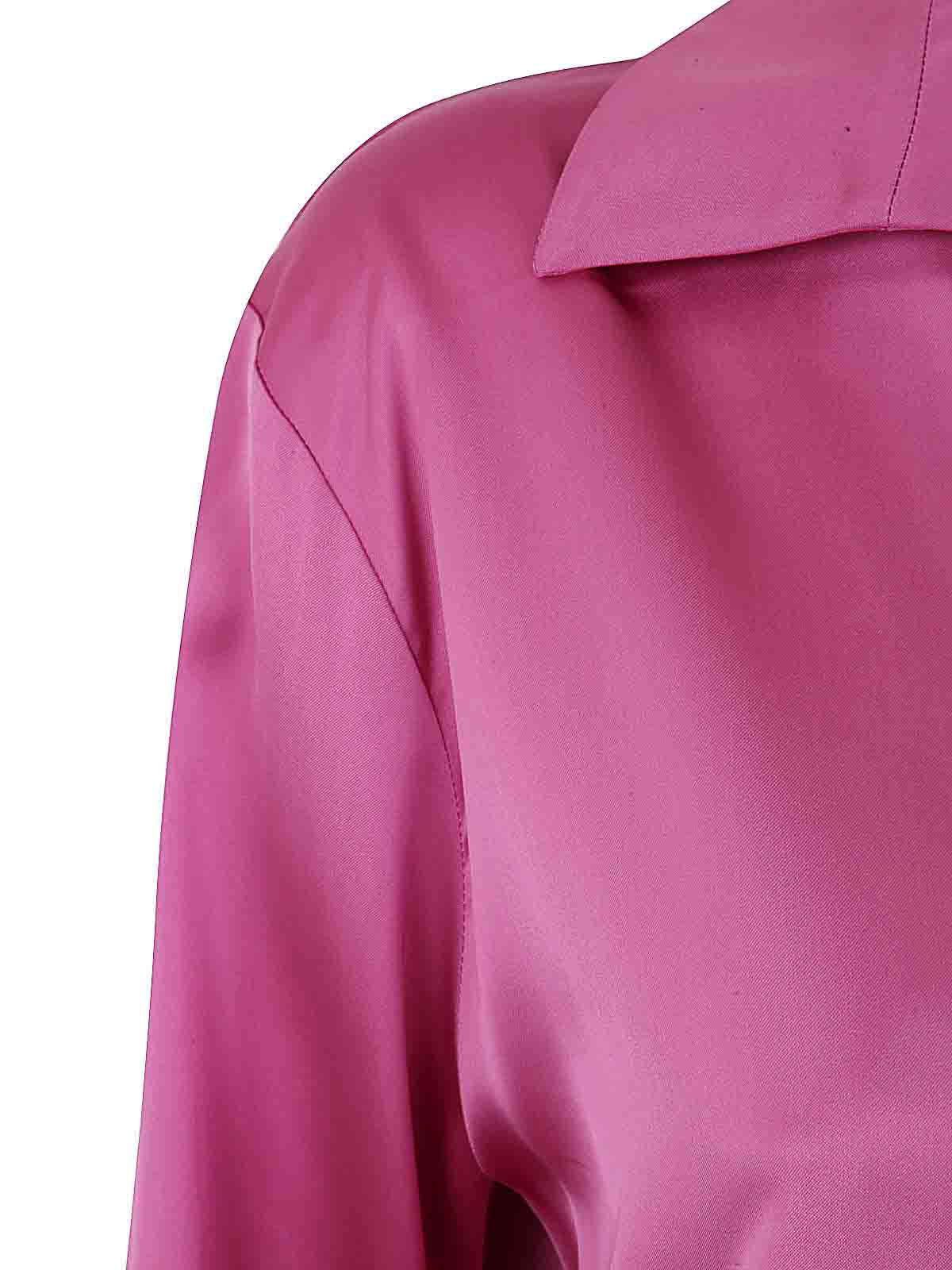 Shop Jacquemus La Chemise Notte Shirt In Pink