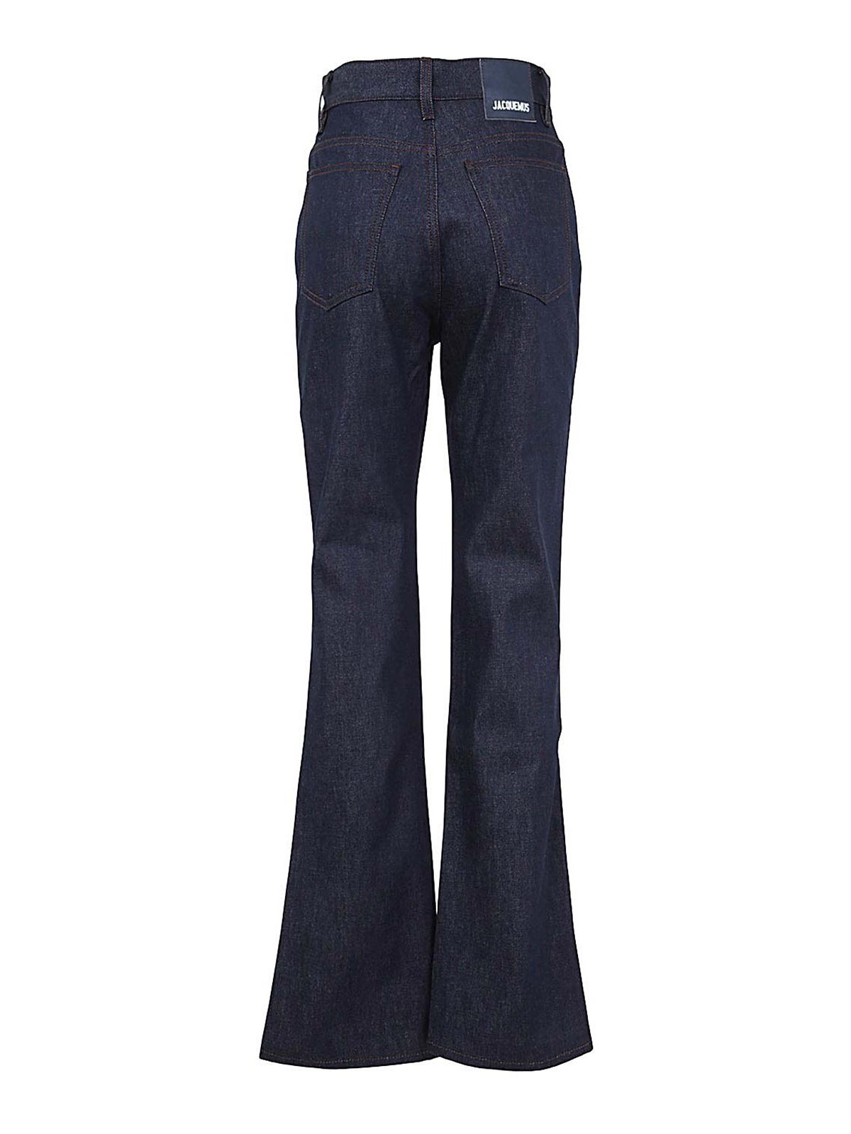 Shop Jacquemus Flared Jeans In Blue