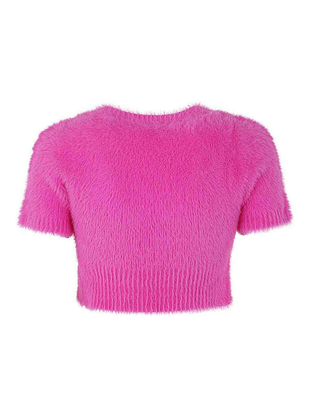 Shop Jacquemus La Maille Neve Cardigan In Pink