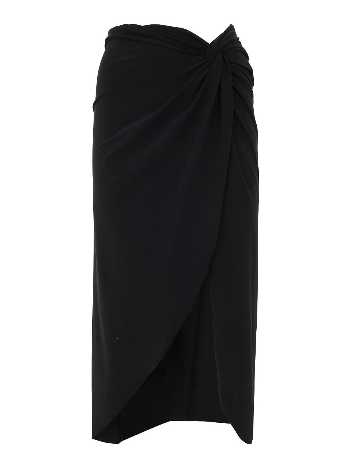 Chiara Boni La Petite Robe Aza Wrap Skirt In Black