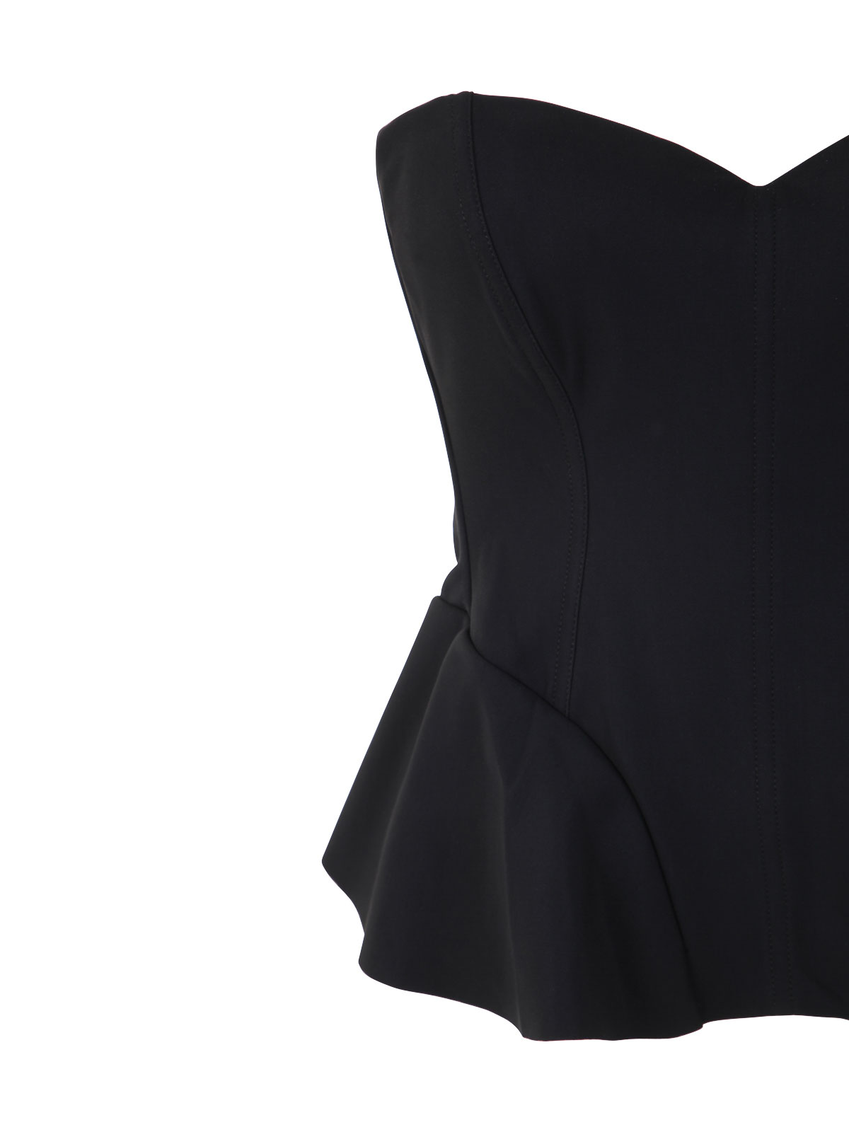Shop Chiara Boni La Petite Robe Sem Brassiere Top In Black