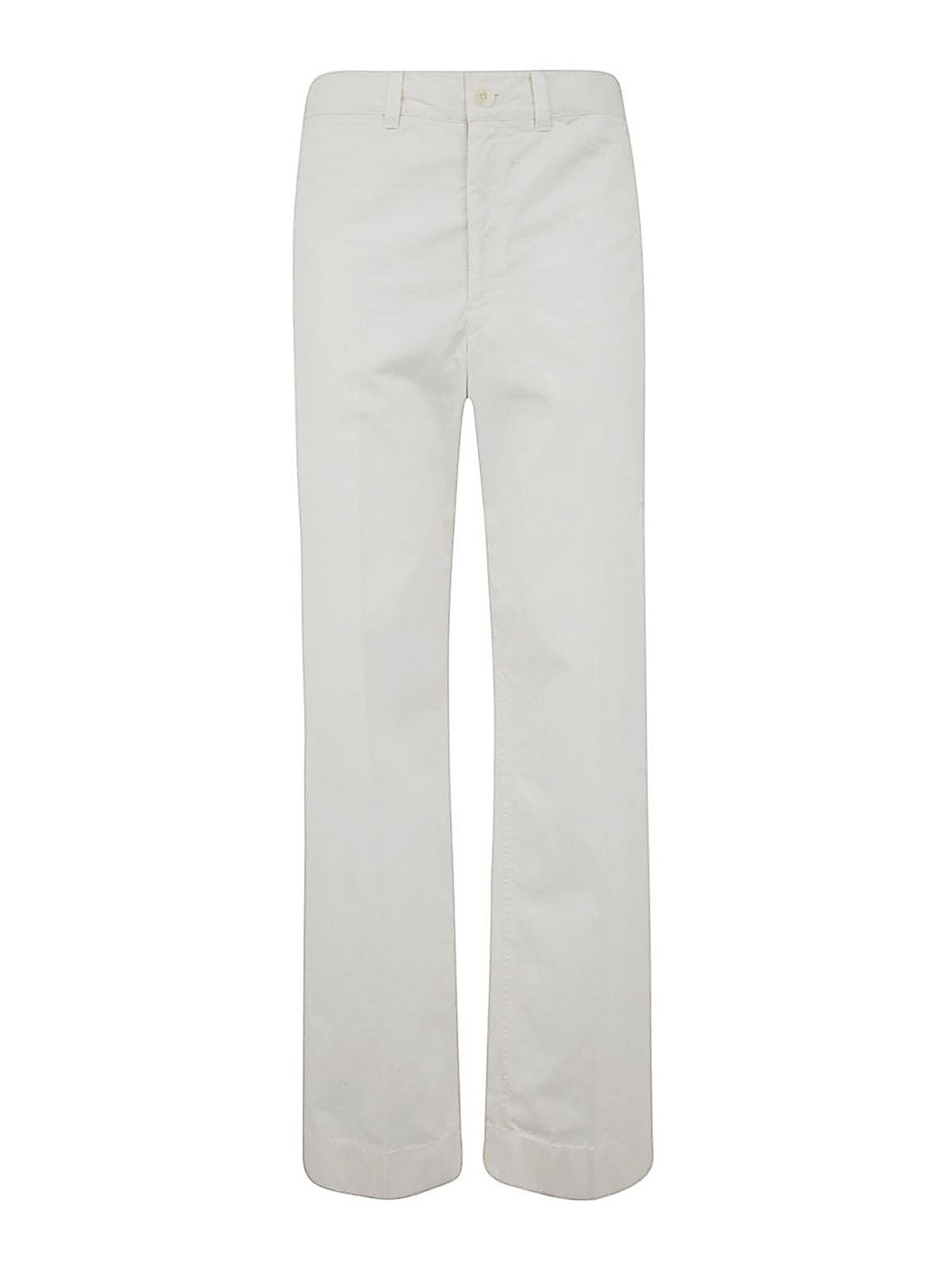 Shop Lemaire Chino Pants In White