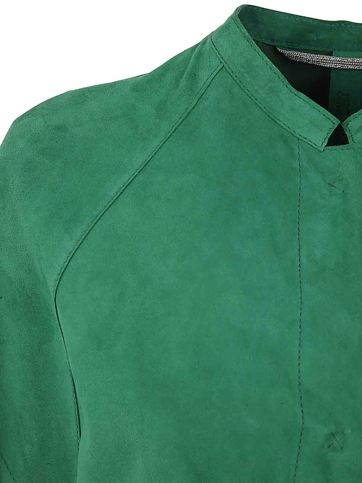 Shop The Jackie Leathers Gabardina - Liv In Green