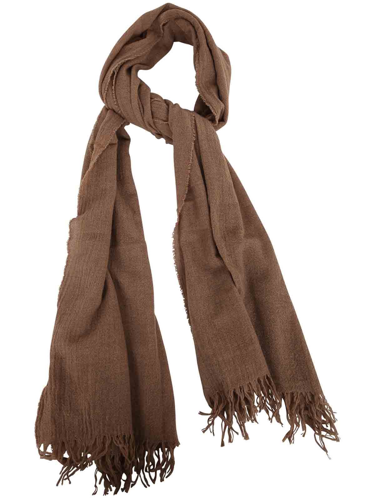 Shop Fabiana Filippi Scarf In Brown