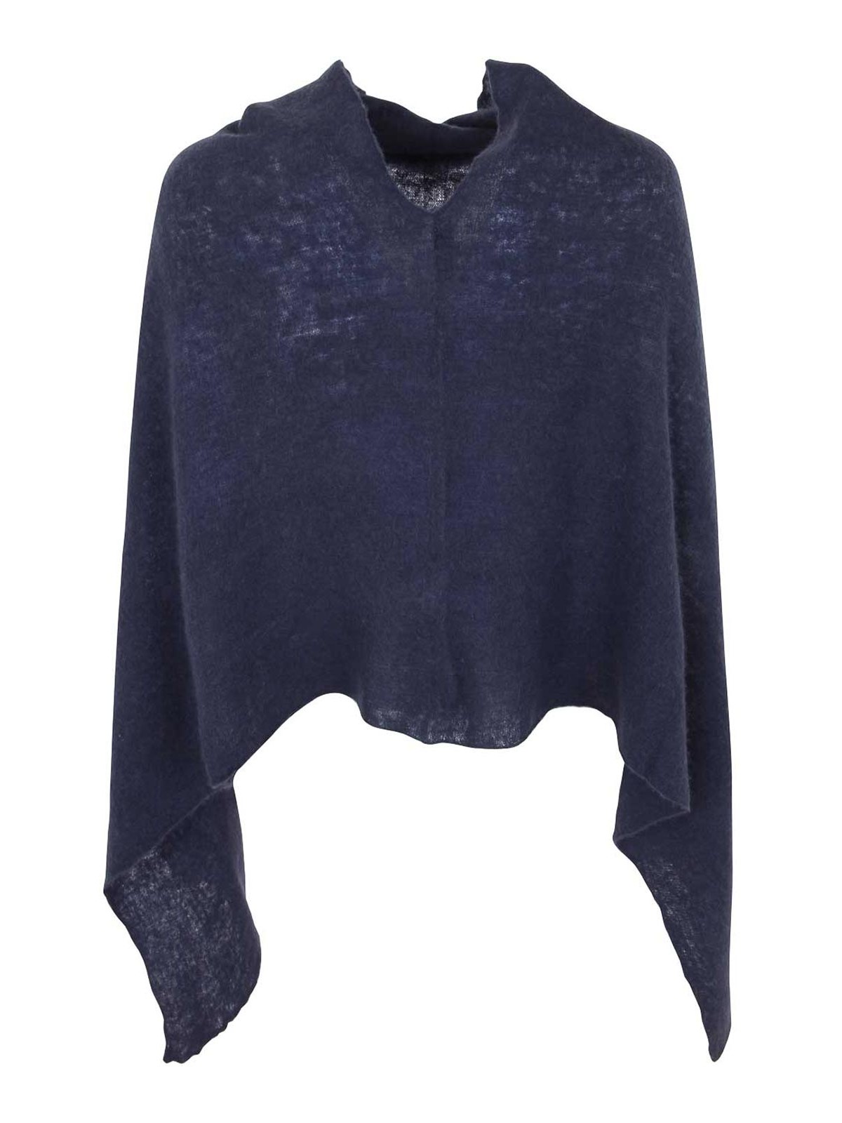 Shop Mirror In The Sky Open Knitted Poncho In Multicolour