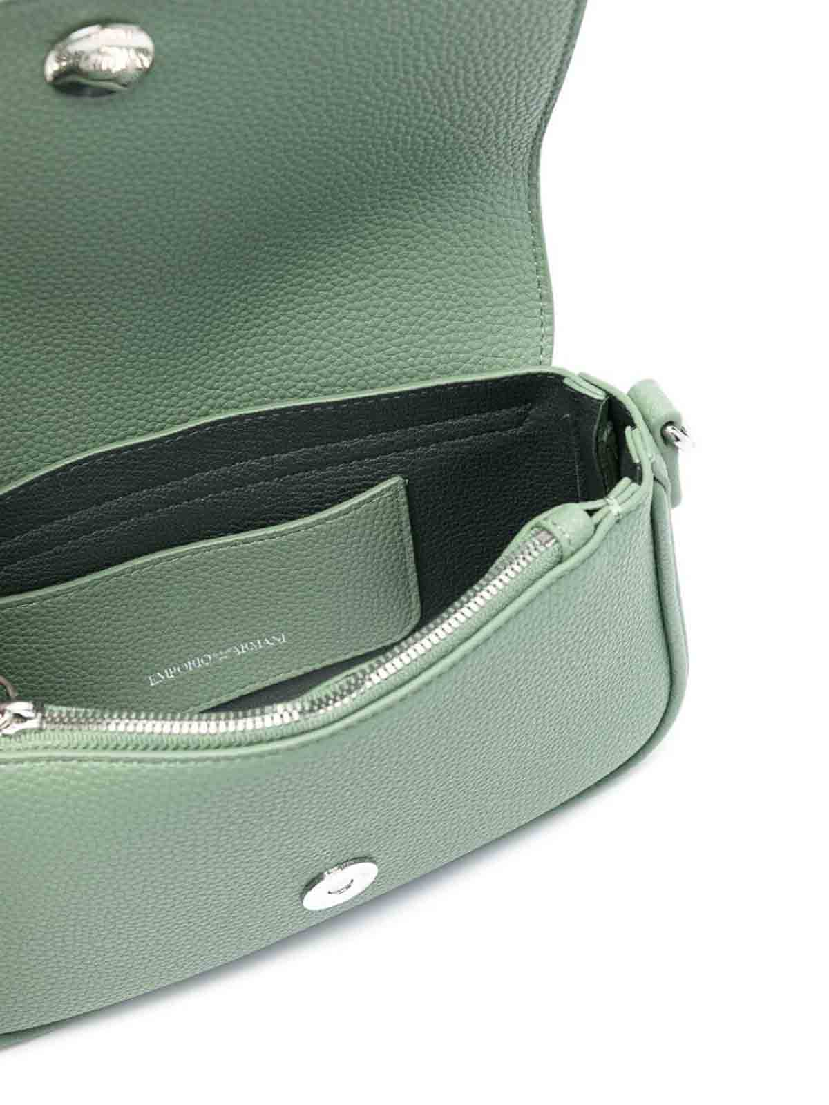 Shop Emporio Armani Crossbody Bag In Green