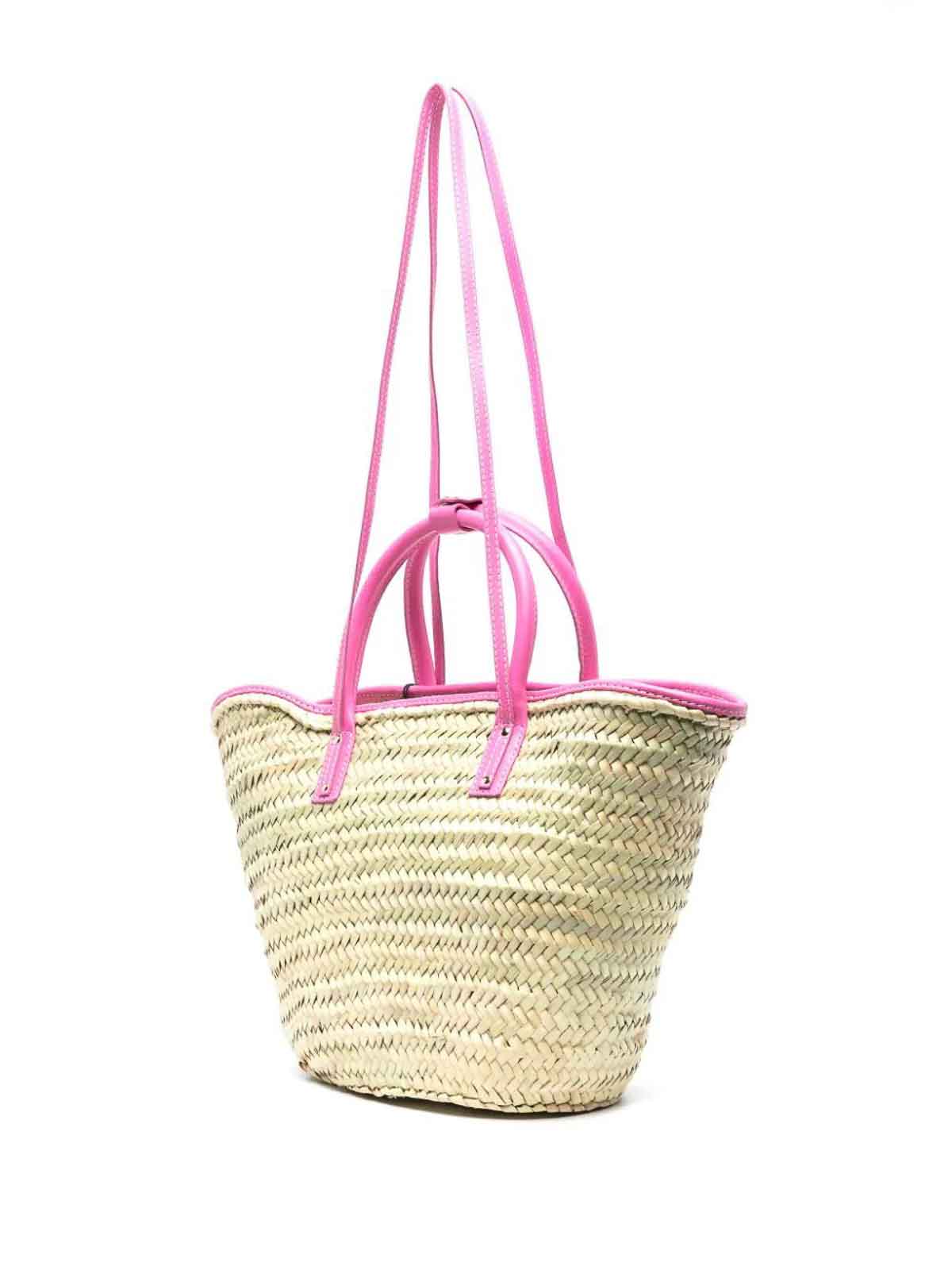 Shop Jacquemus Le Petit Panier Soli Bag In Pink