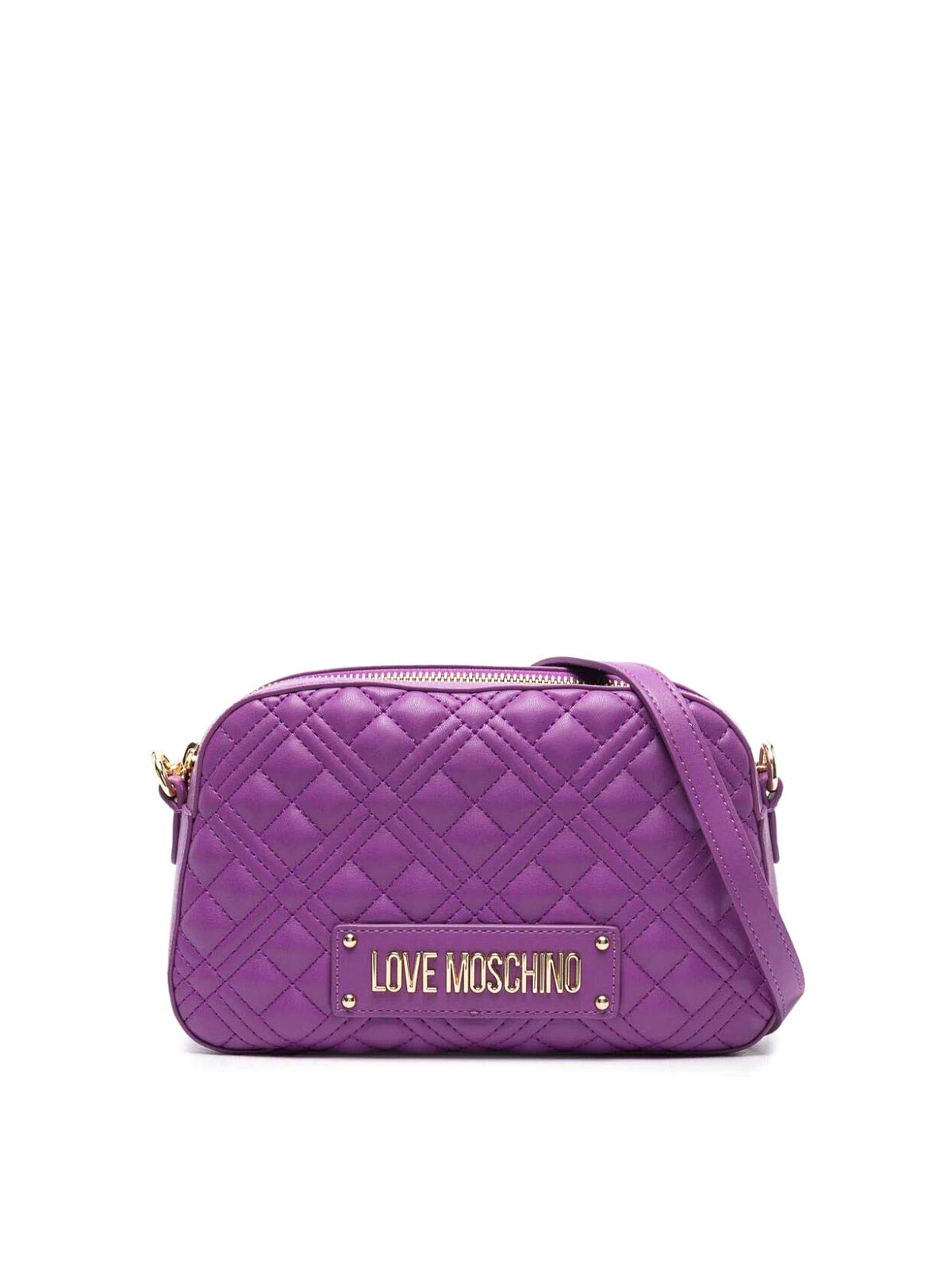 Love Moschino Quilted Shoulder Bag In Pink