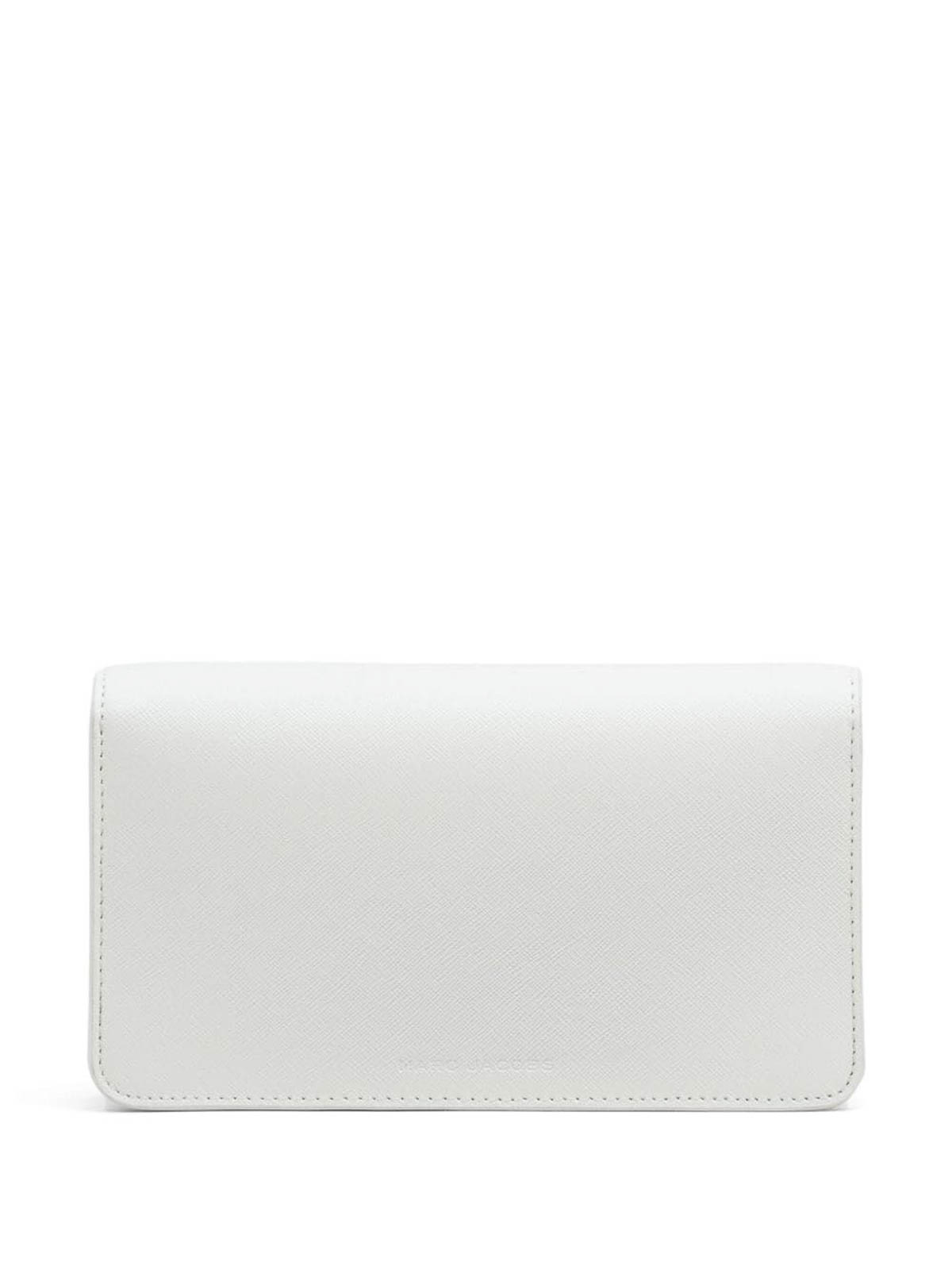 Shop Marc Jacobs The Longshot Chain Wallet In White