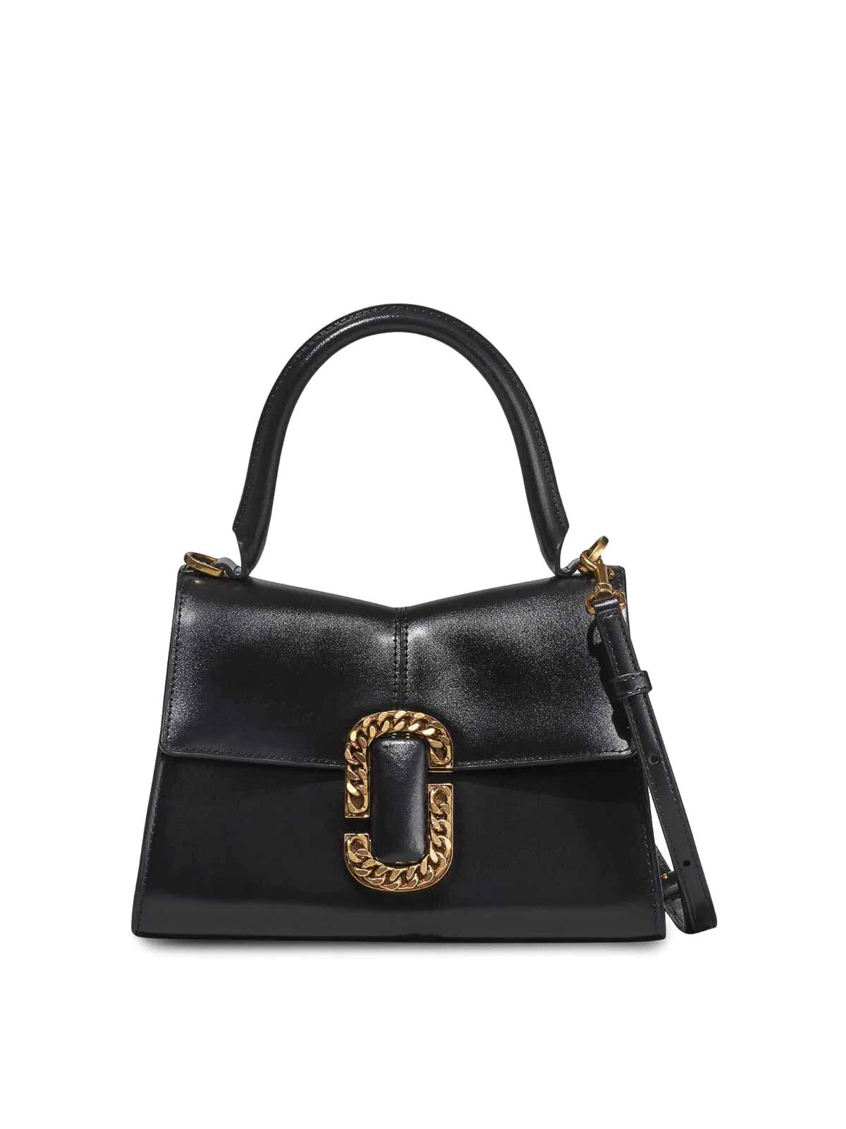 Marc Jacobs The St. Marc Top Handle Bag In Black