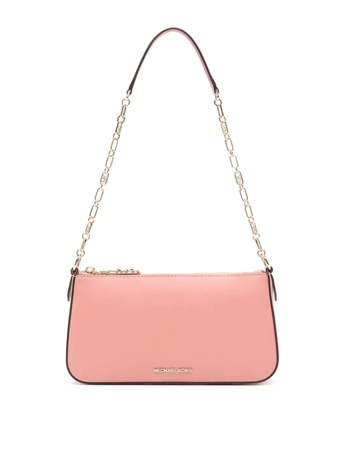 Shop Michael Kors Empire Shoulder Bag In Pink