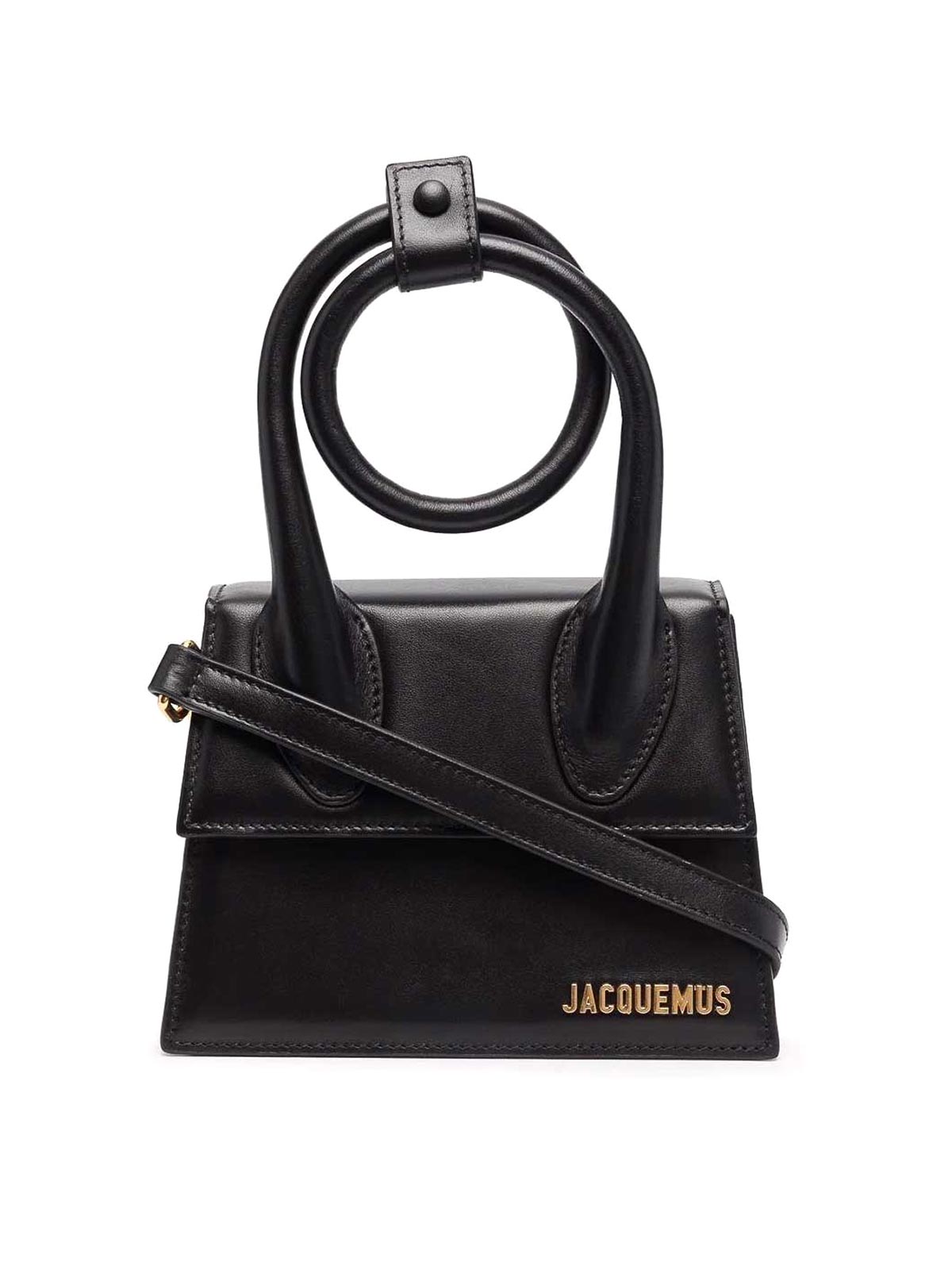 Jacquemus Le Chiquito Noeud Bag In Black