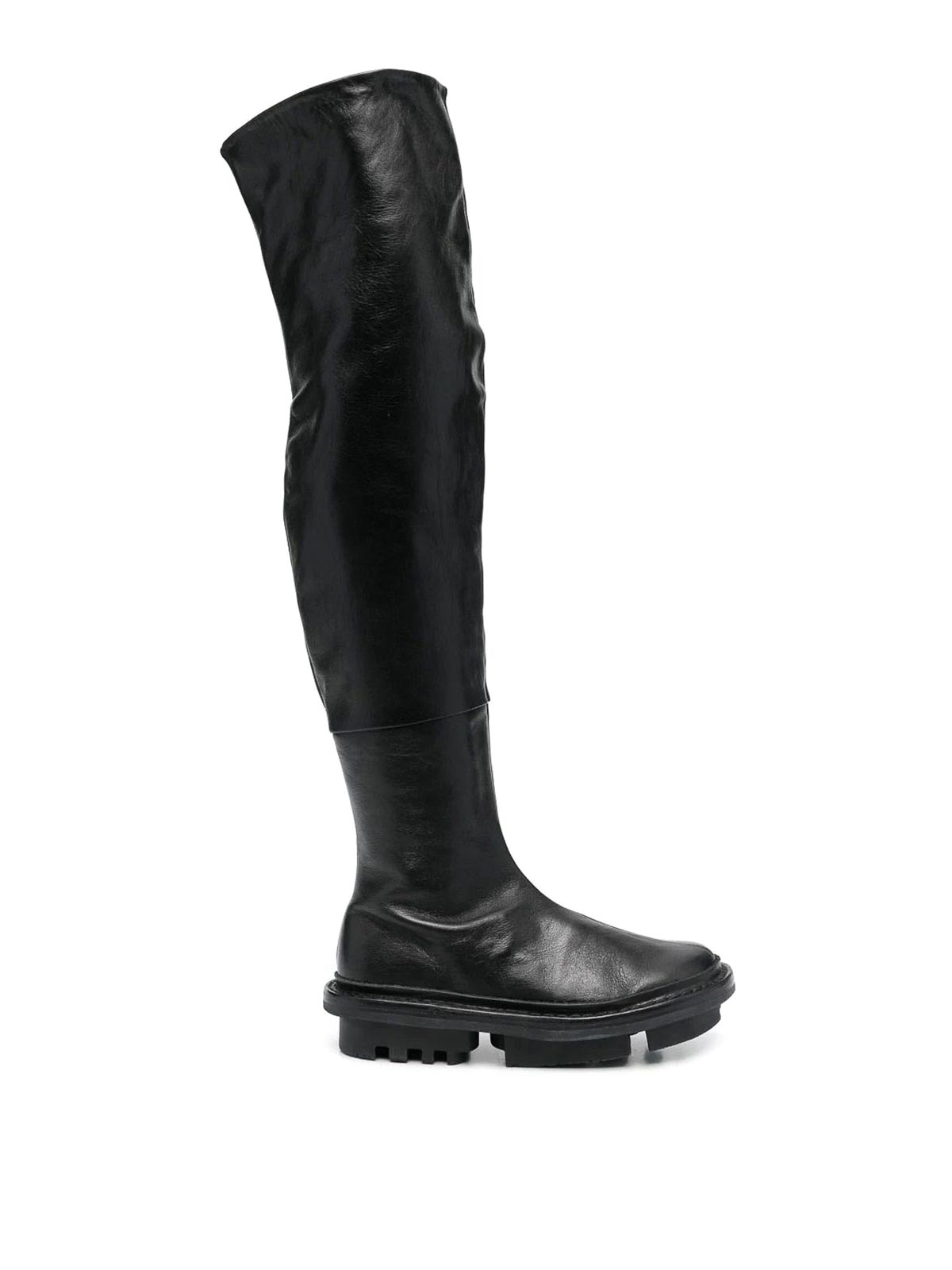 Shop Trippen Stage Boots With Side Zip In Black