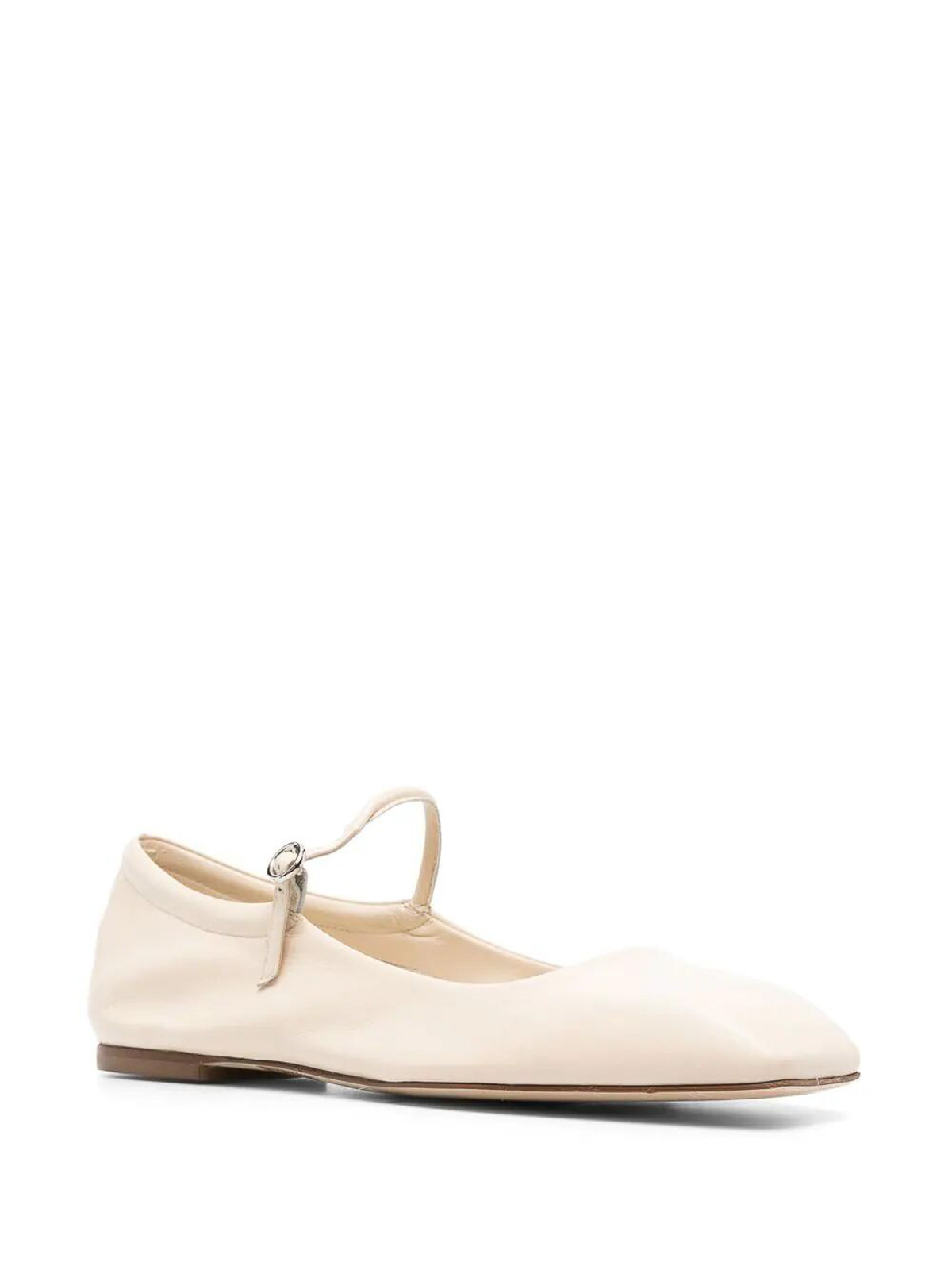 Shop Aeyde Uma Flat Shoes In Nude & Neutrals