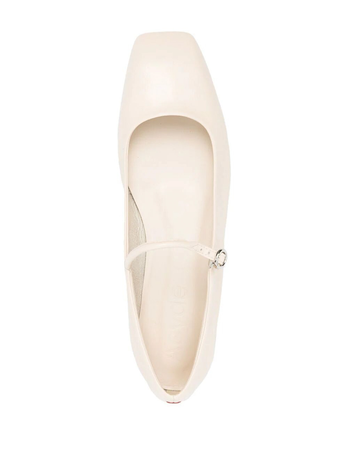 Shop Aeyde Uma Flat Shoes In Nude & Neutrals