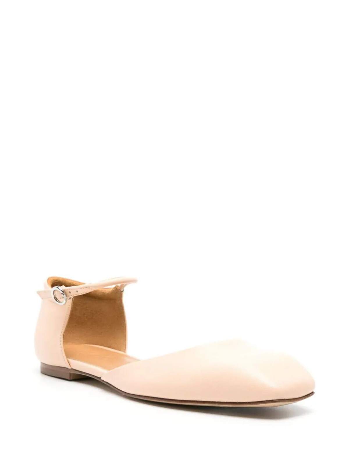 Shop Aeyde Miri Shoes In Nude & Neutrals