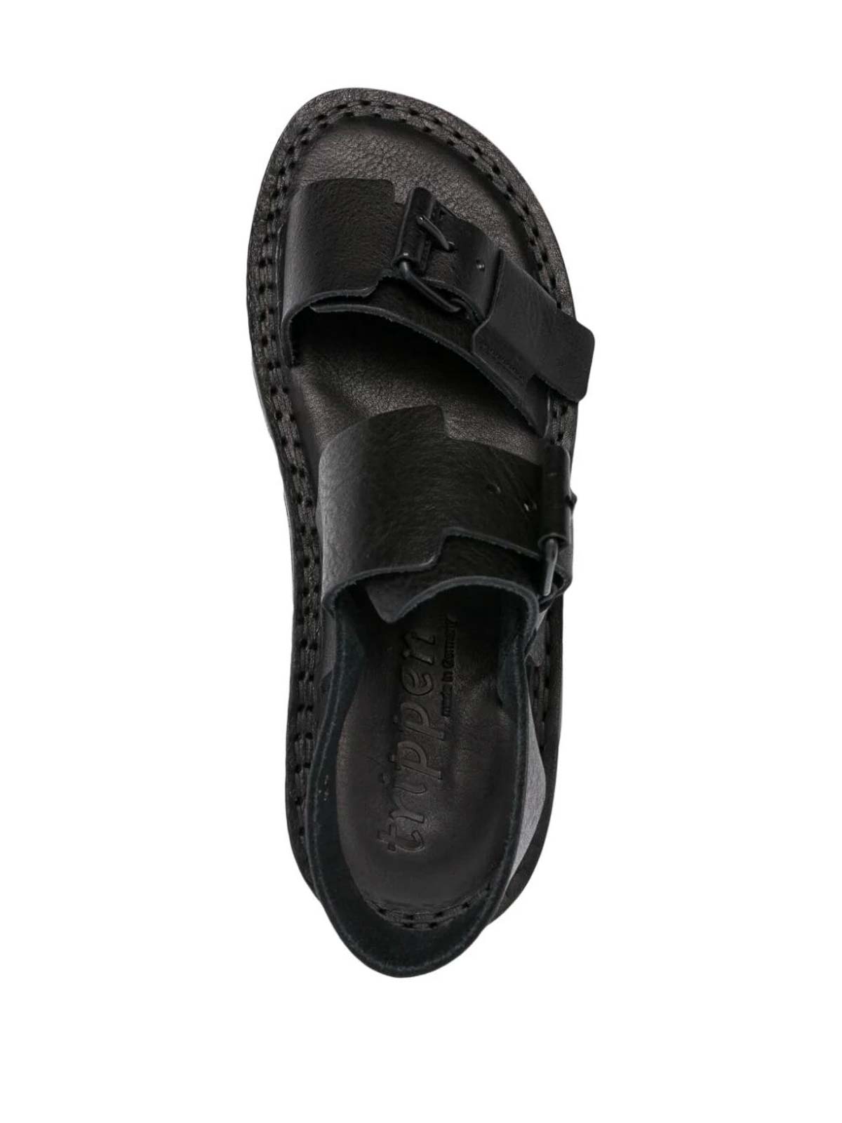 Shop Trippen Review Sandal In Black