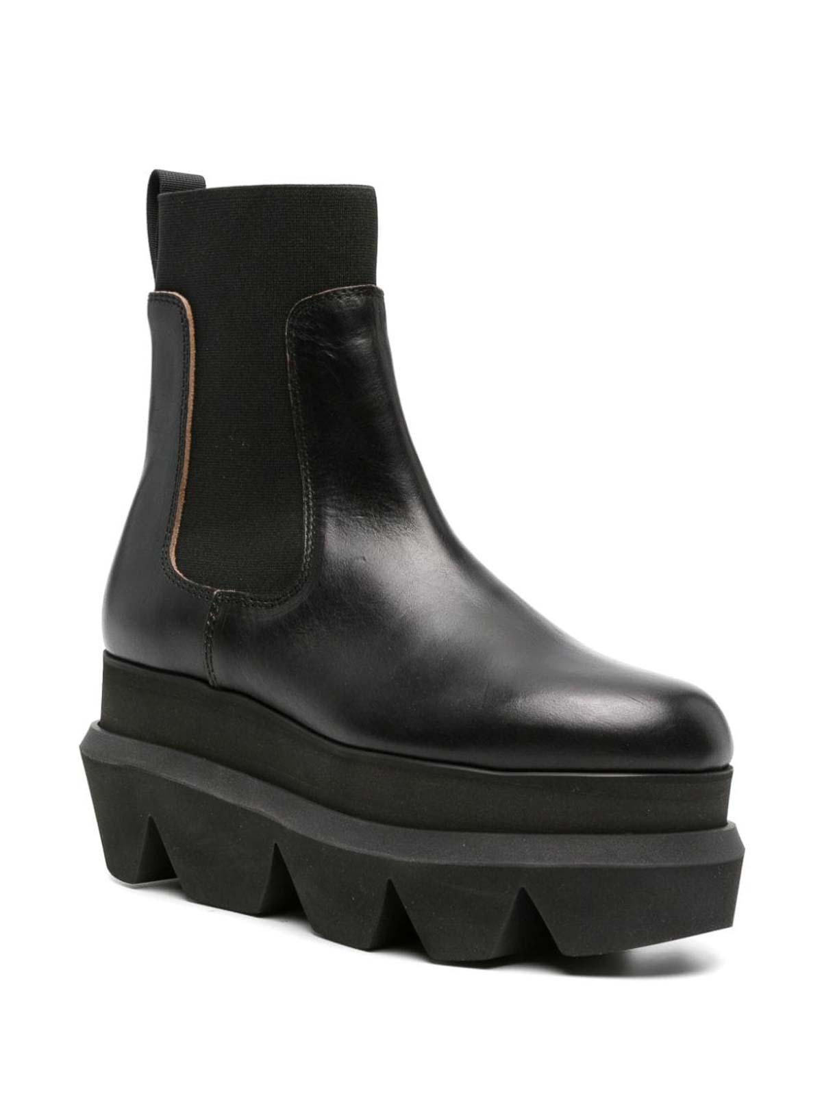 Shop Sacai Chelsea Boots In Black