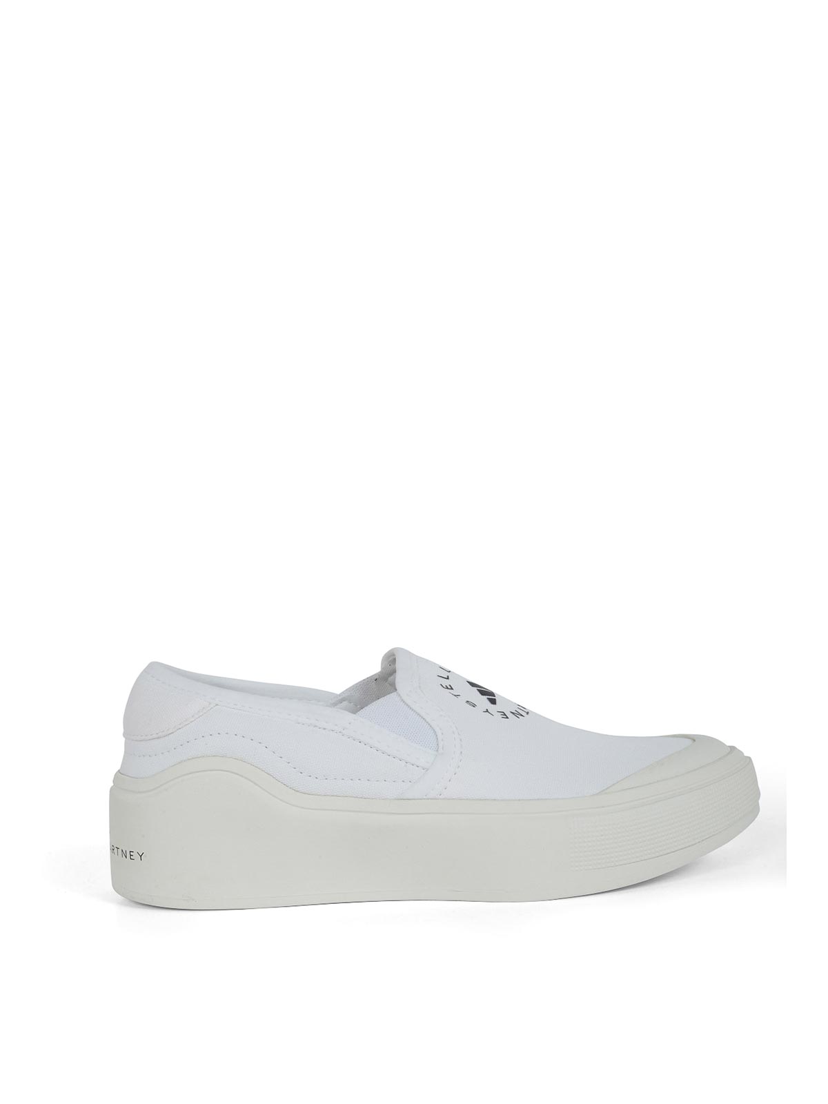 Adidas By Stella Mccartney Asmc Court Slip On In White