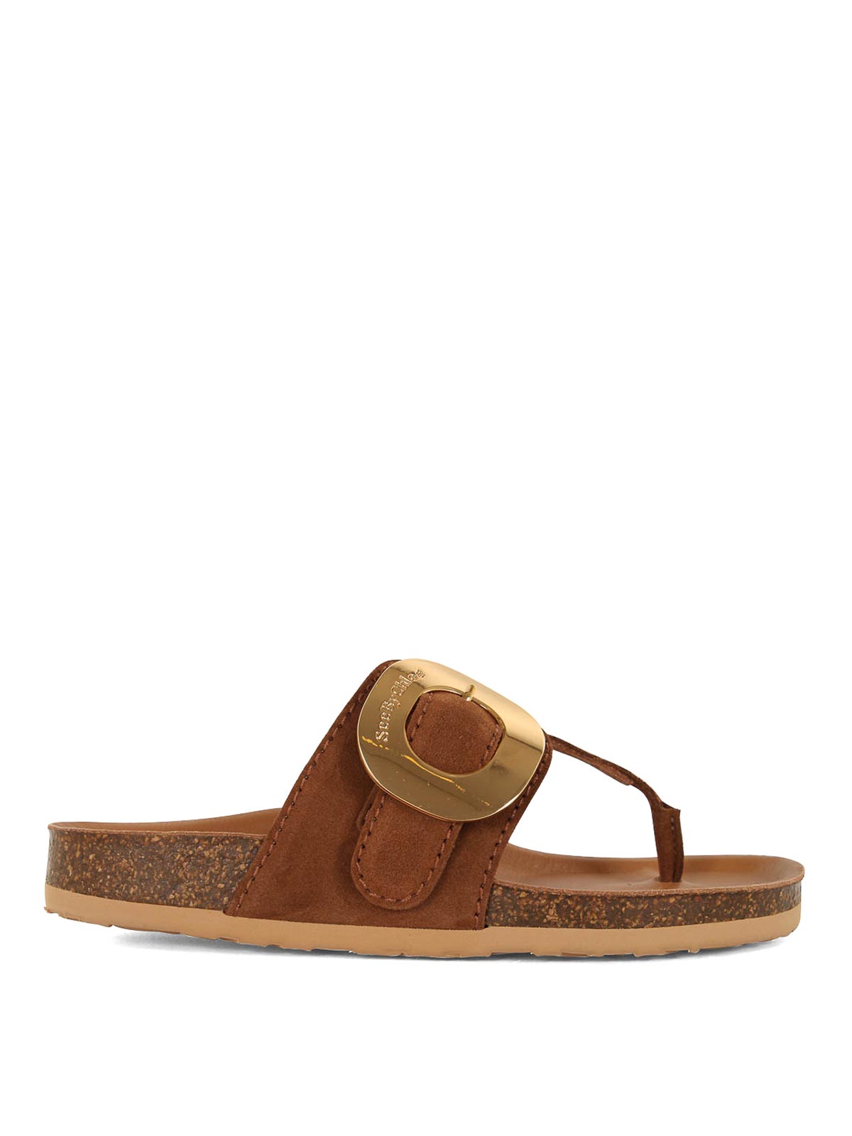 See By Chloé Chany Fussbett Sandals In Brown