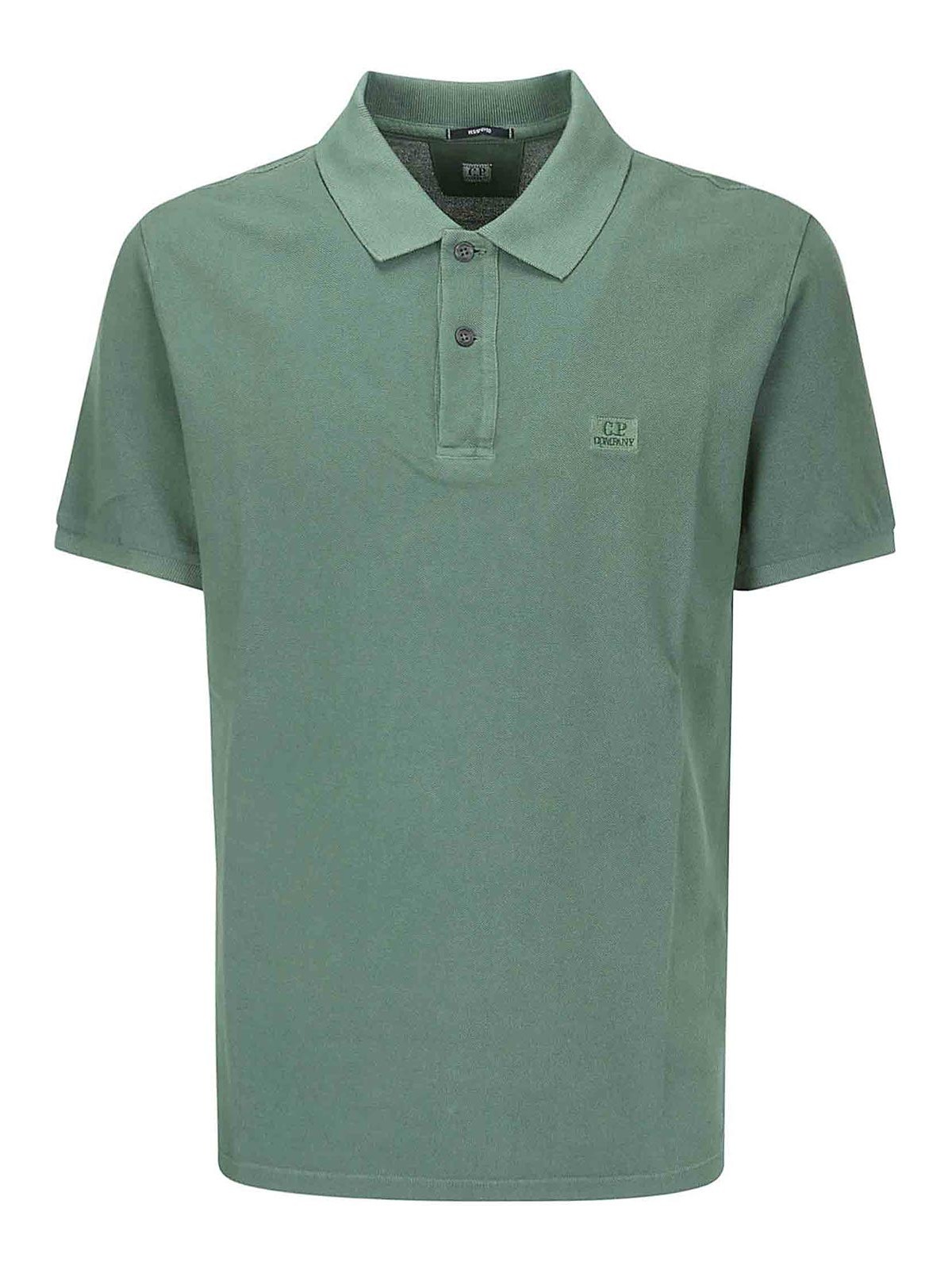 Shop C.p. Company Polo Shirt In Green