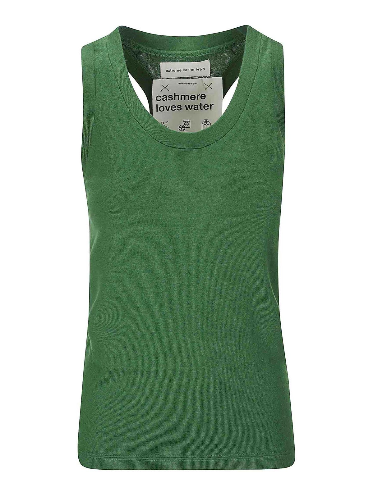 EXTREME CASHMERE EXTREME GREEN TANK TOP