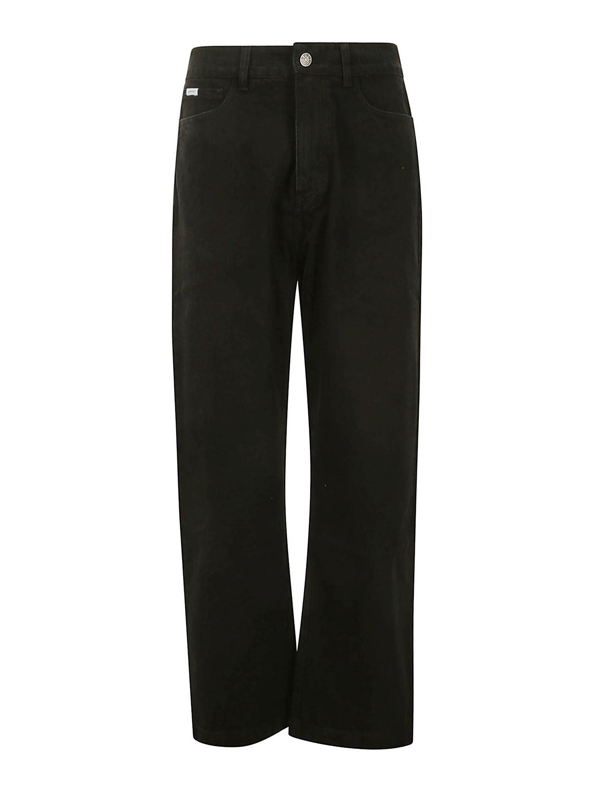 Shop Rassvet Classic Denim Trousers In Black