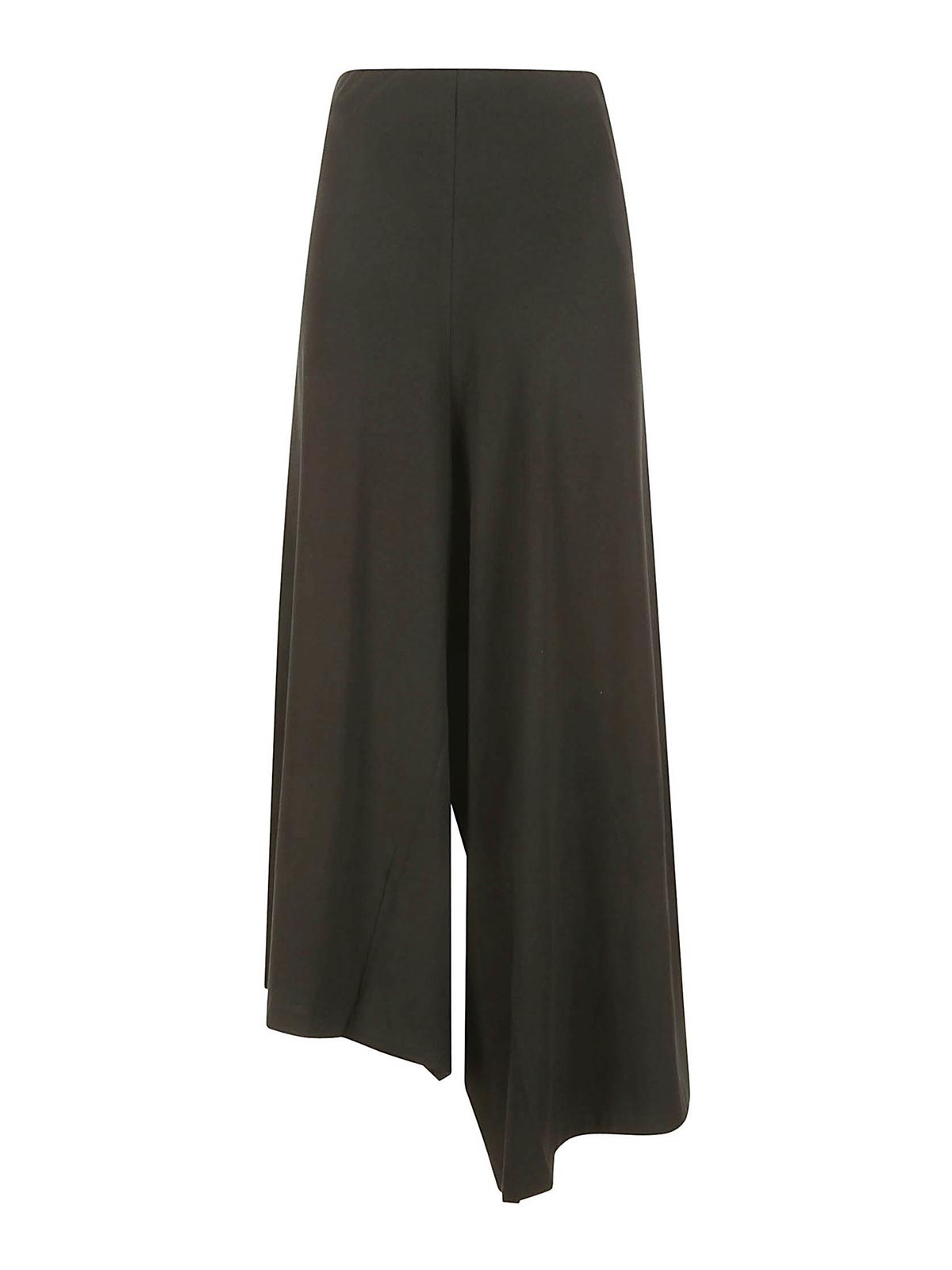Stefano Mortari Wide Leg Knitted Trousers In Black
