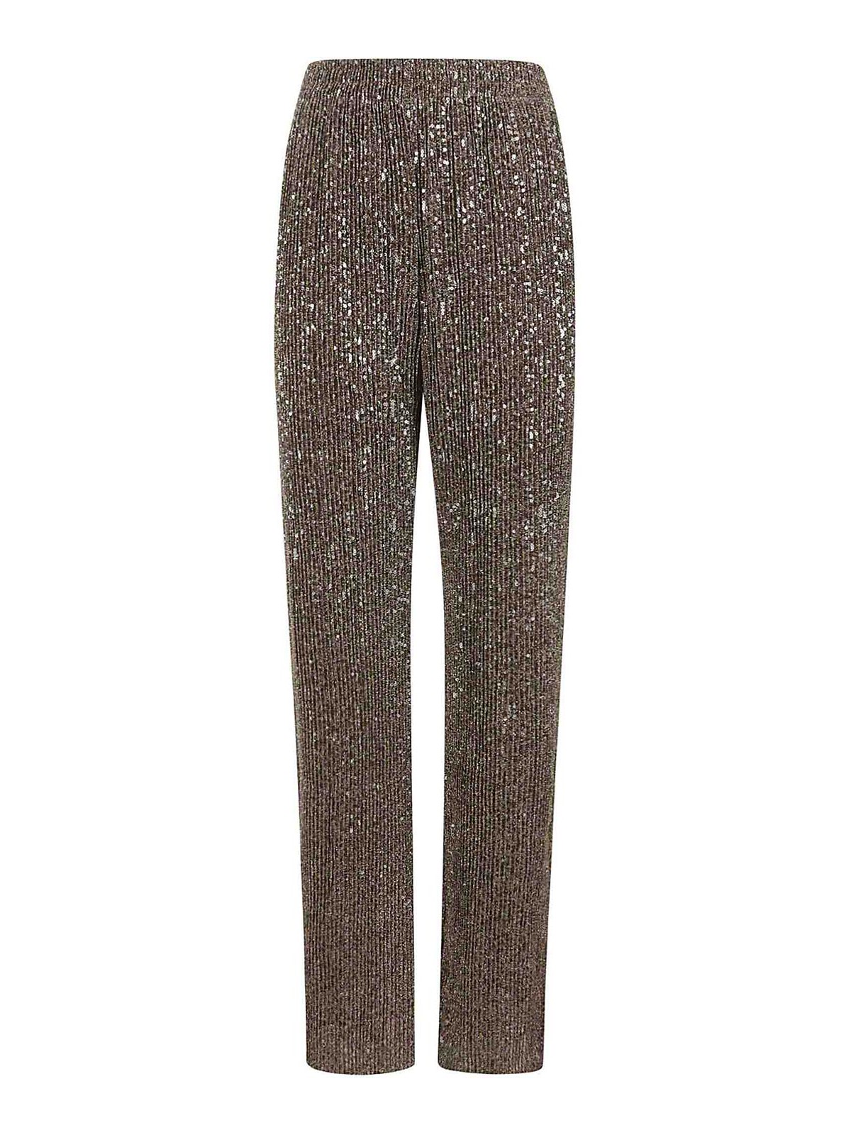 Stine Goya Sequined Trousers In Silver