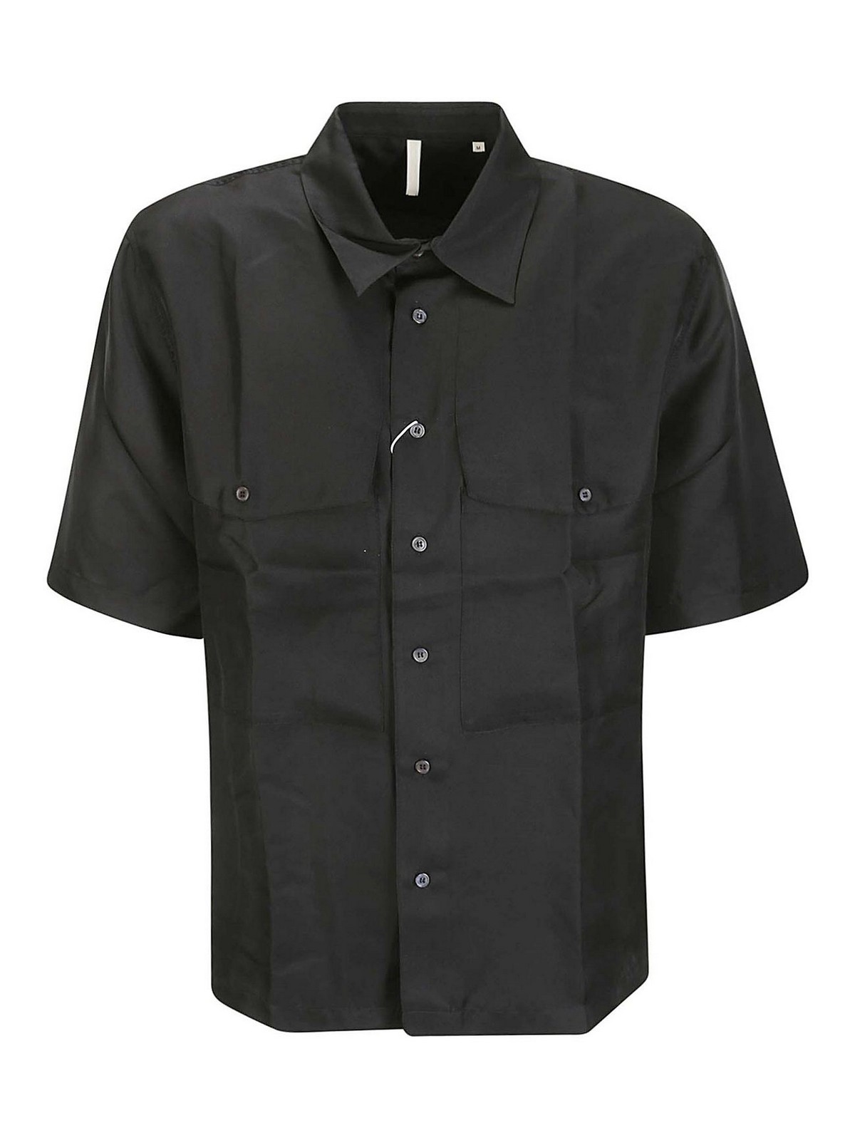 Sunflower Silk Shirt Ss Shirt In Black