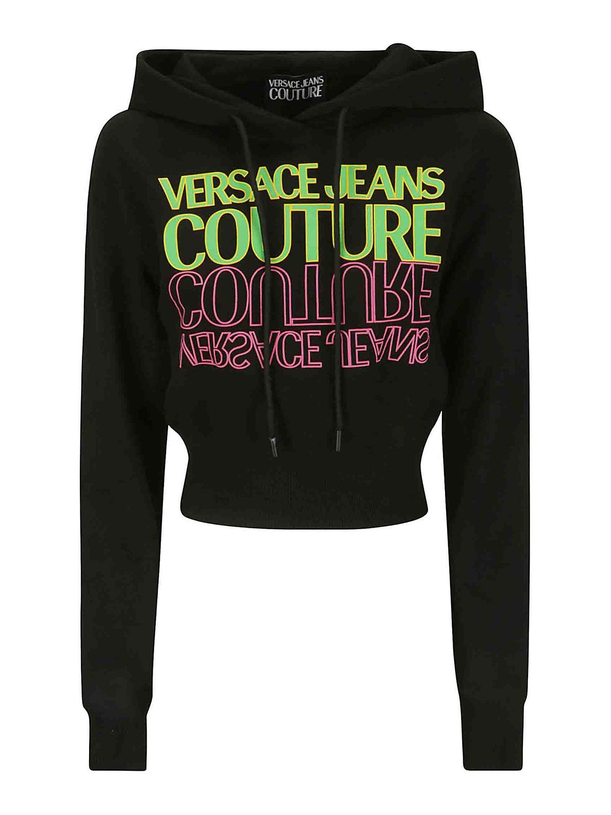 Versace Jeans Sweatshirt In Black
