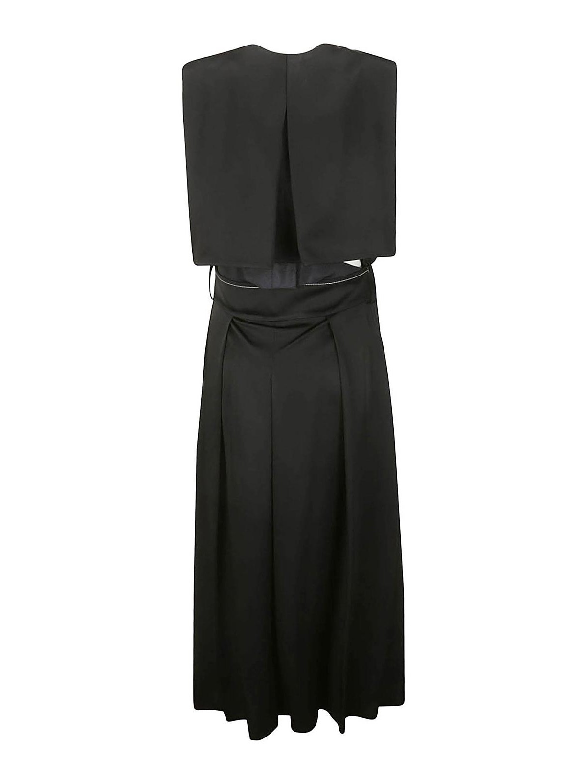 Shop Victoria Beckham Midi Dress In Black