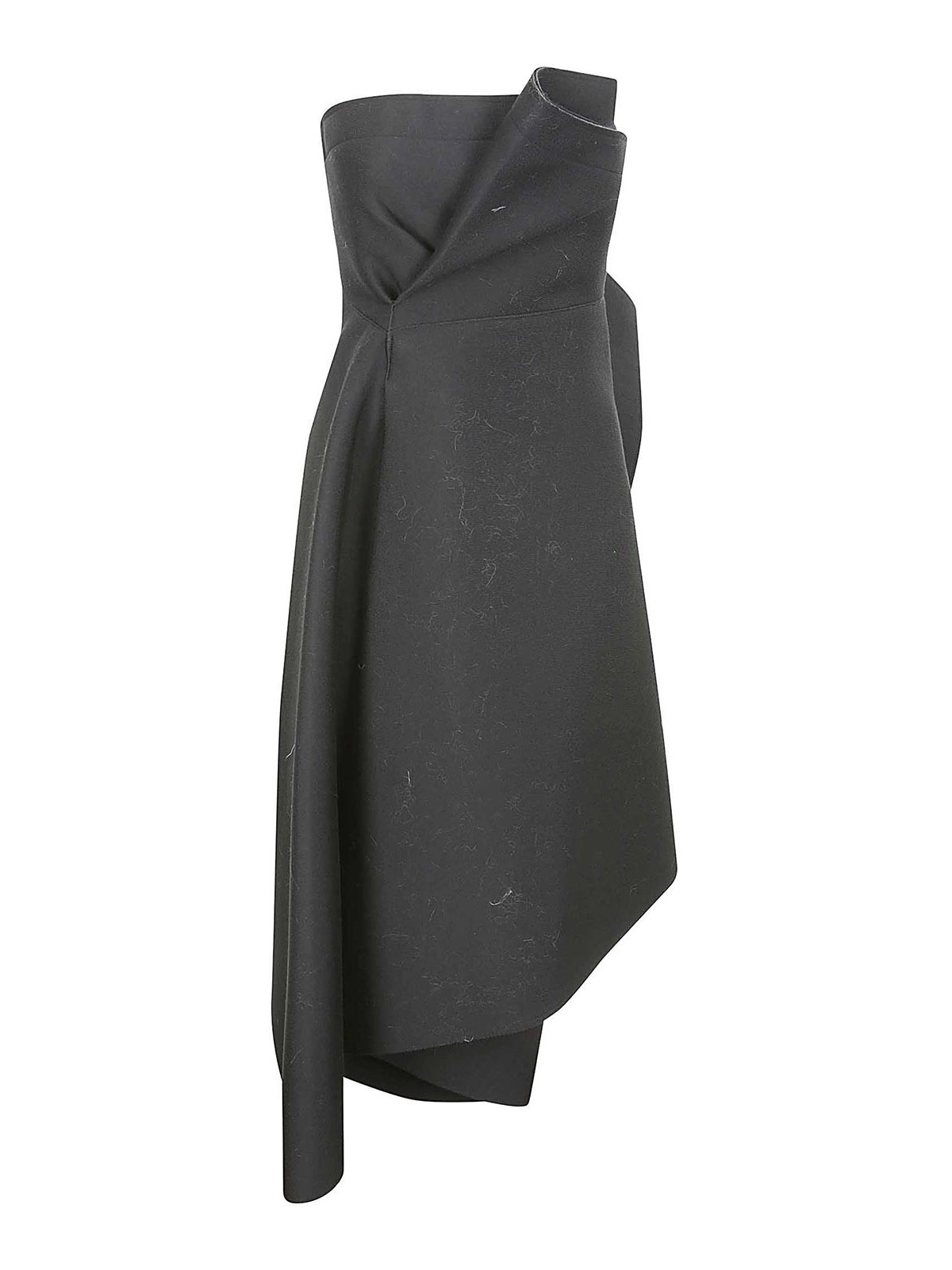 Shop Stefano Mortari Midi Grey Dress In Negro