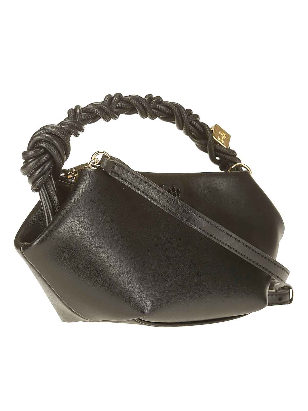 Shop Ganni Crossbody Bag In Black