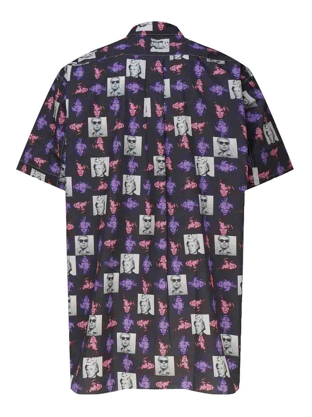 Shop Comme Des Garçons Andy Warhol Cotton Shirt In Multicolour