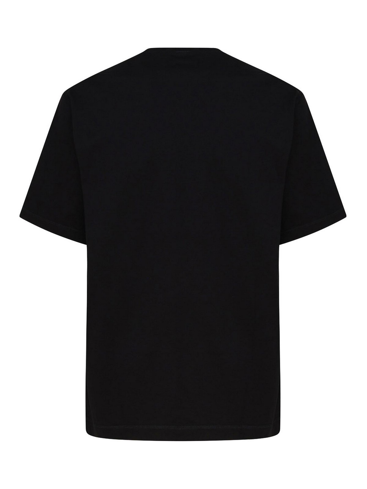 Shop Dolce & Gabbana Banana Print Cotton T-shirt In Black