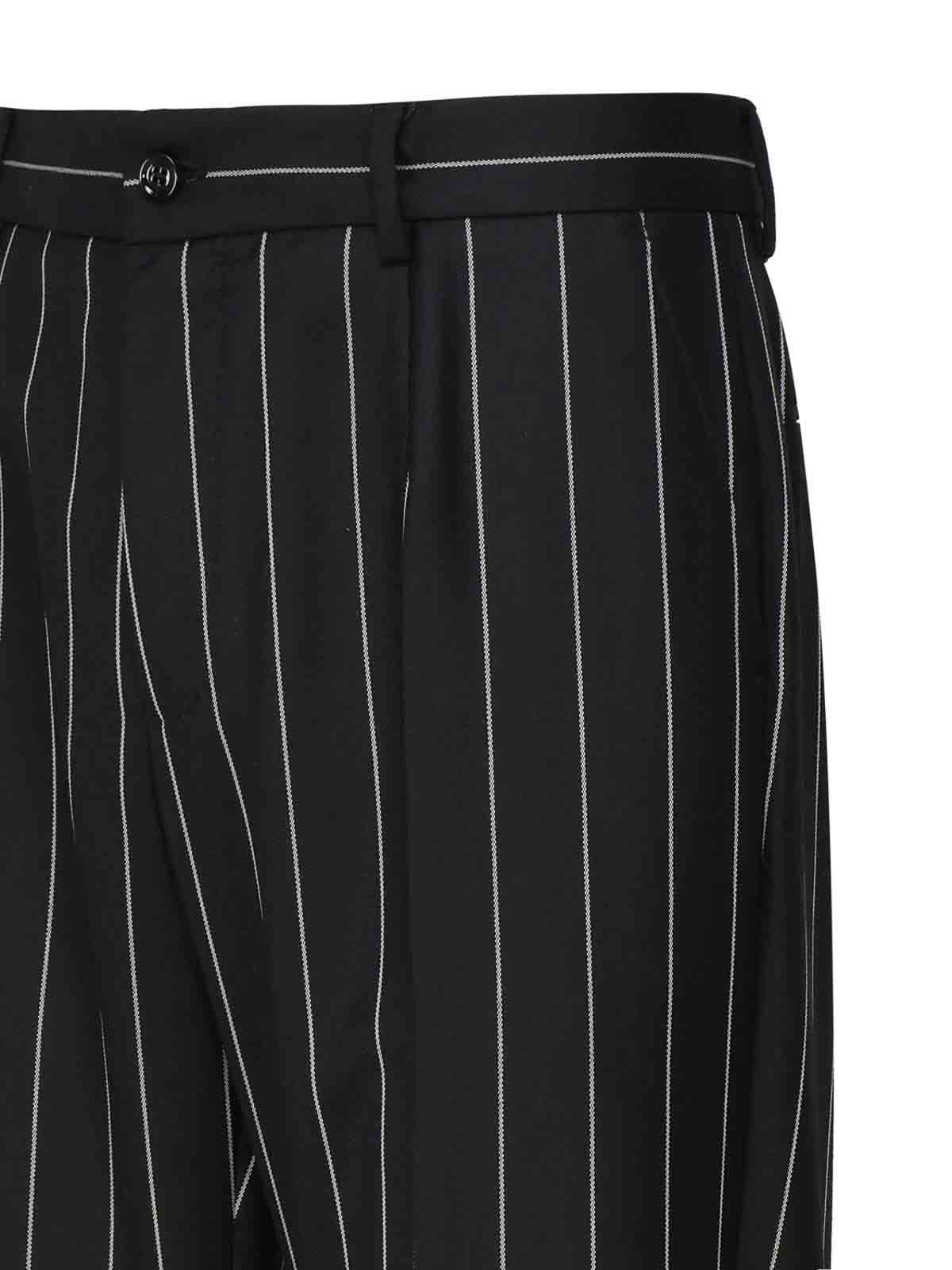 Shop Dolce & Gabbana Tailored Pants In Black